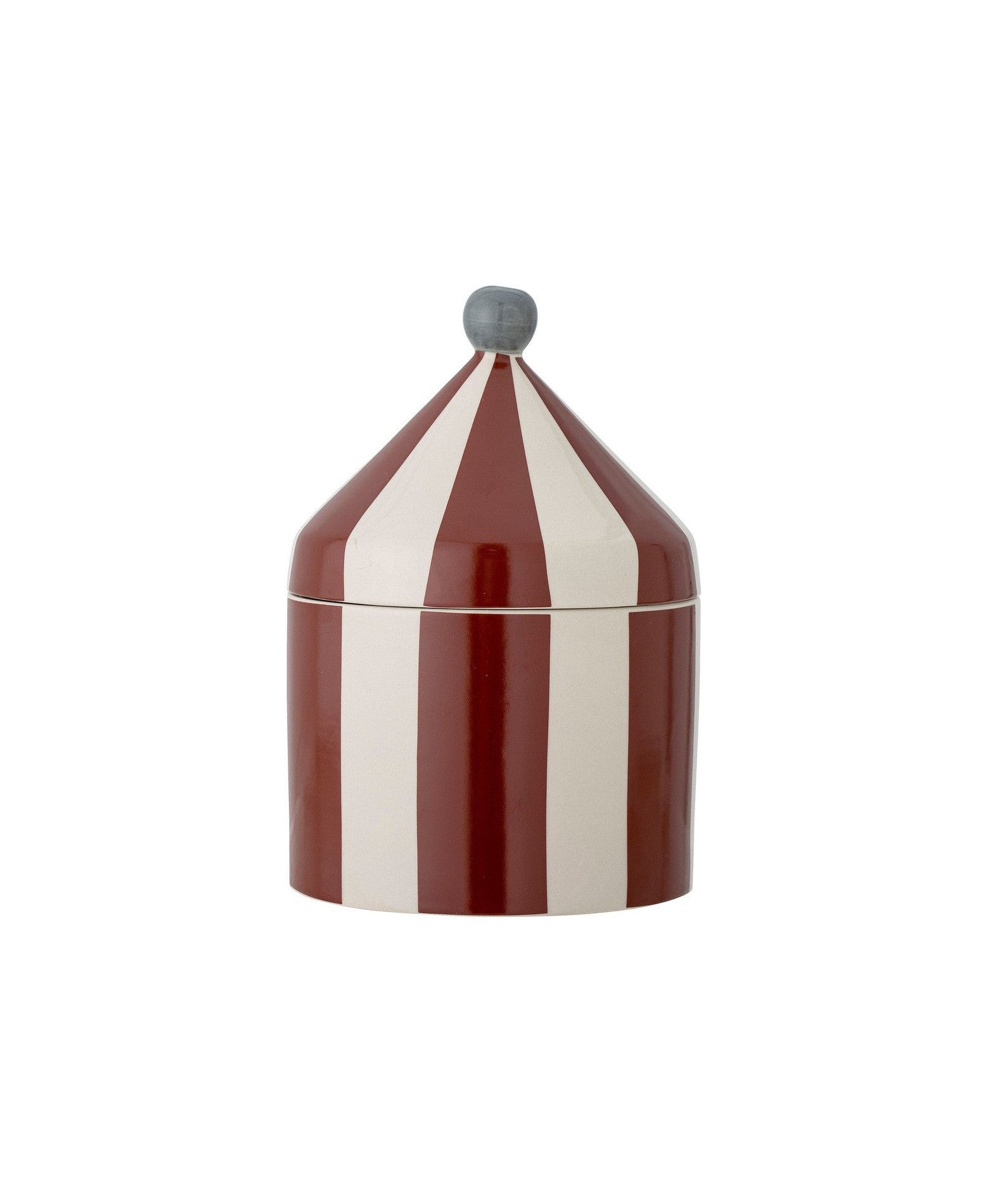 Bloomingville Mini Cimmi Jar met deksel, rood, steengoed