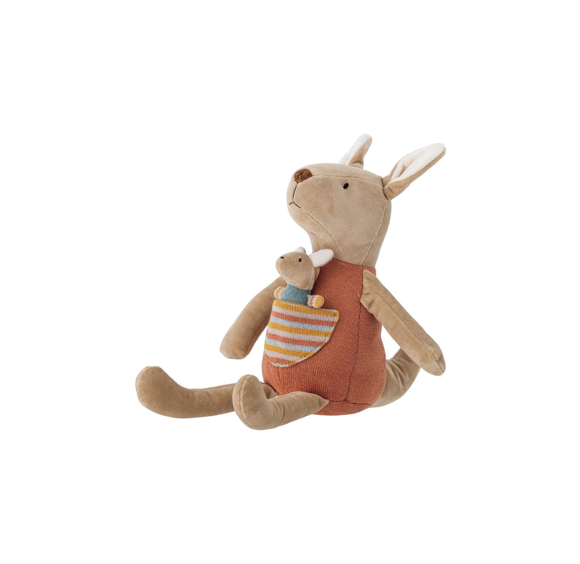 Bloomingville Mini Clover Doll, marron, coton