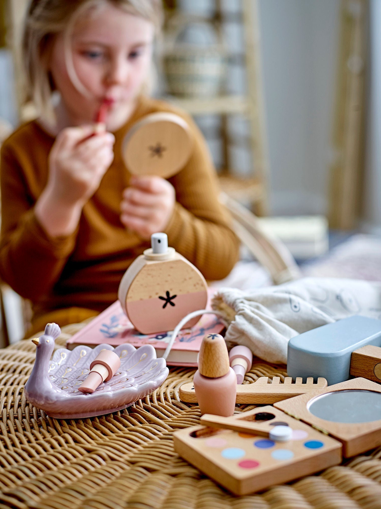 [product_category]-Bloomingville MINI Daisy Toy Make-up set, Rose, Beech-Bloomingville MINI-5711173262403-82049828-BLO-6