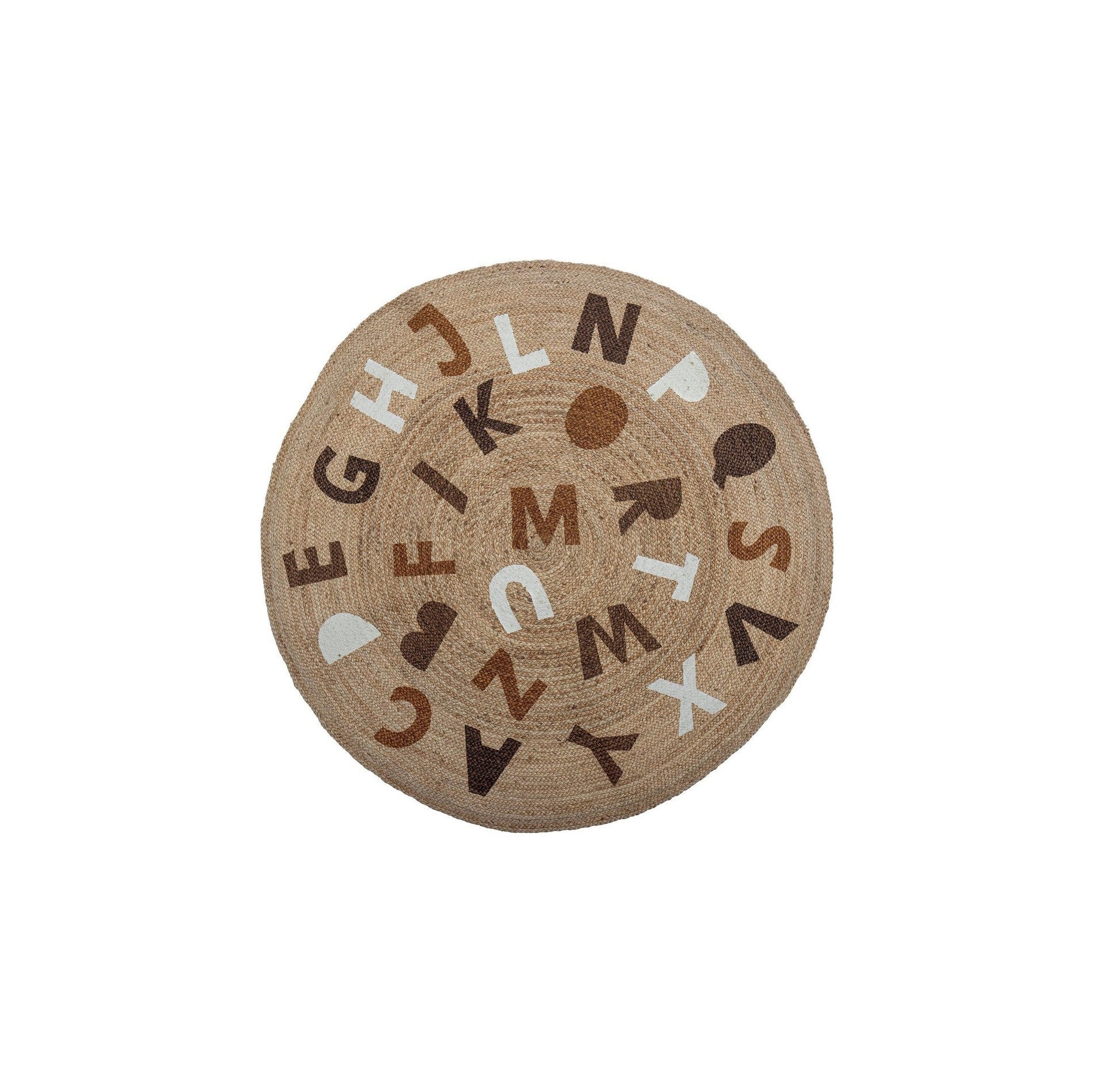 Bloomingville Mini Dinne Rug, Brown, yute