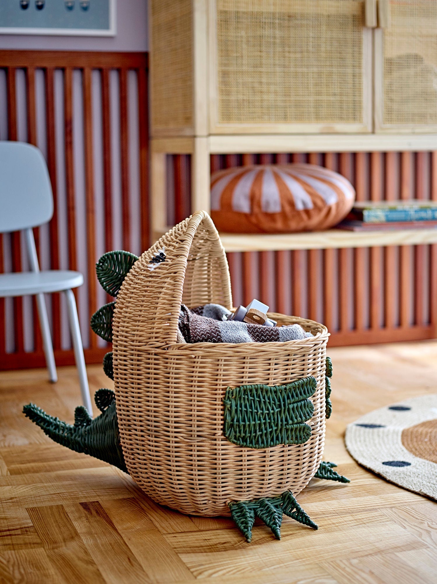 [product_category]-Bloomingville MINI Eddi Basket, Nature, Rattan-Bloomingville MINI-5711173286188-82054938-BLO-5