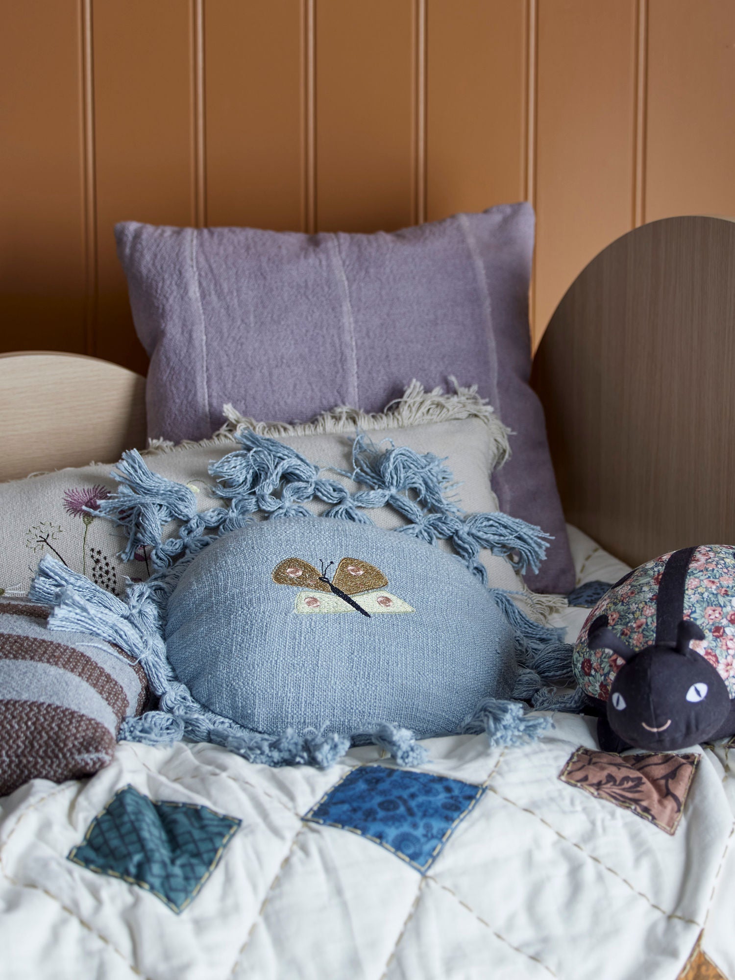 [product_category]-Bloomingville MINI Elinna Cushion, Blue, Cotton-Bloomingville MINI-5711173276868-82049998-BLO-3