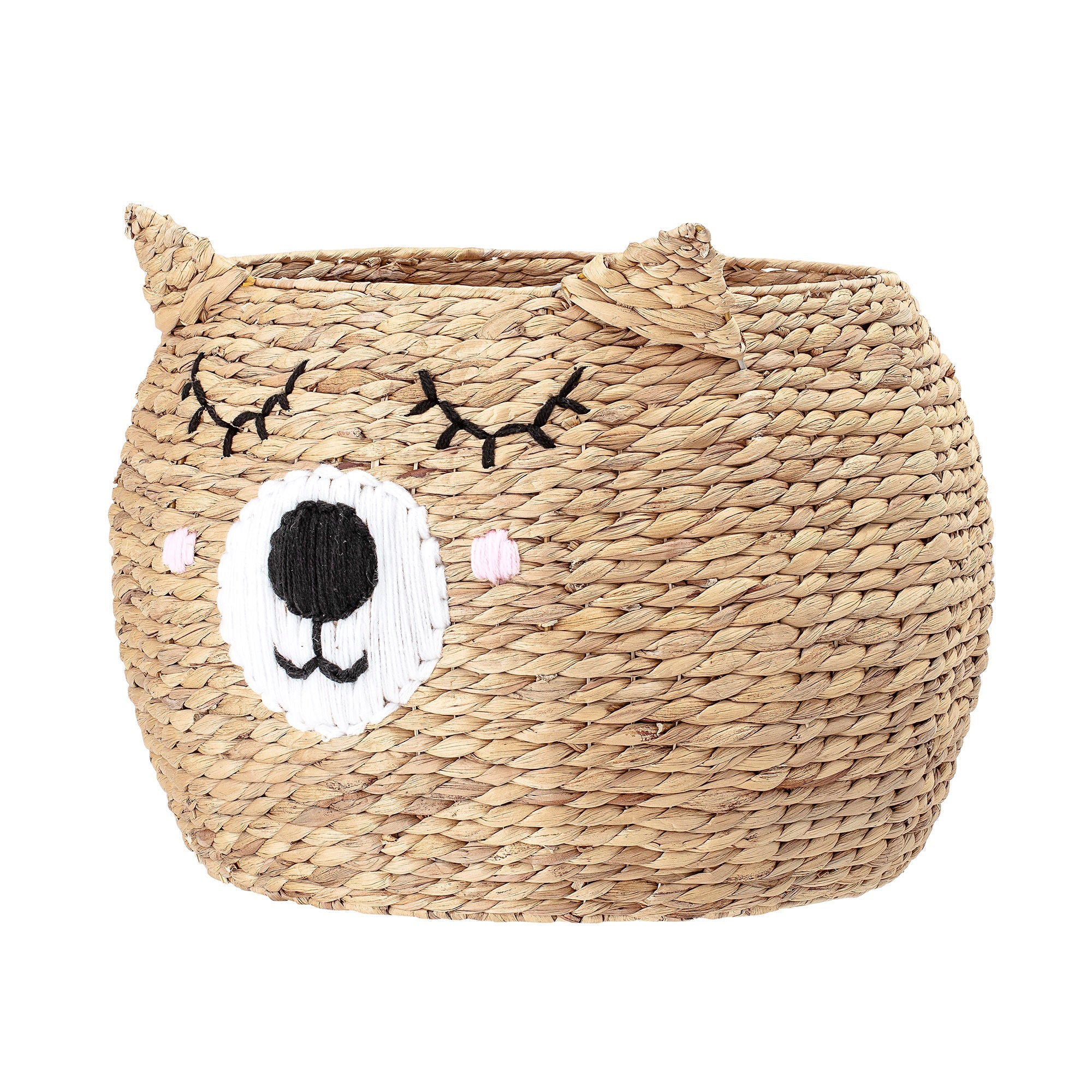 [product_category]-Bloomingville MINI Eman Basket, Nature, Water Hyacinth-Bloomingville MINI-5711173213436-82043332-BLO-2