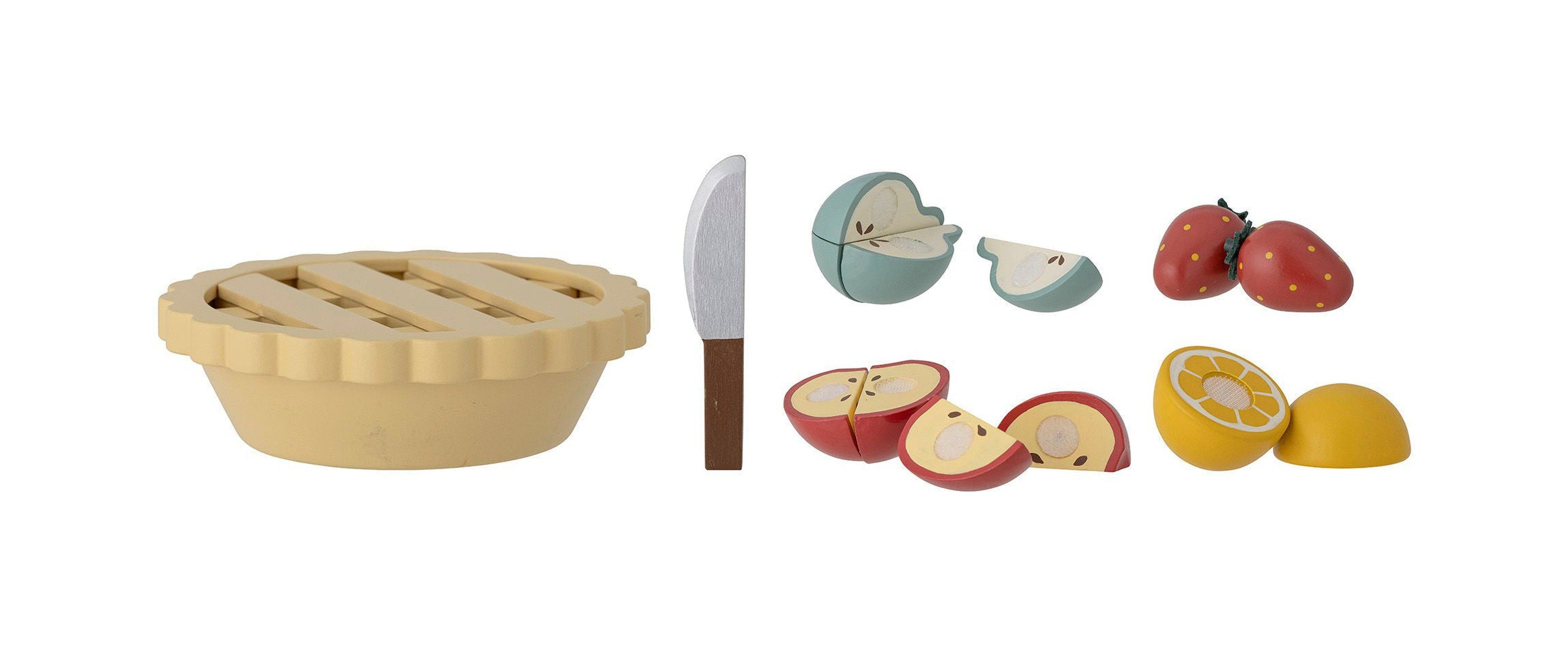 Bloomingville Mini Gabie Play Set, Comida, Amarelo, FSC®100%, Lotus