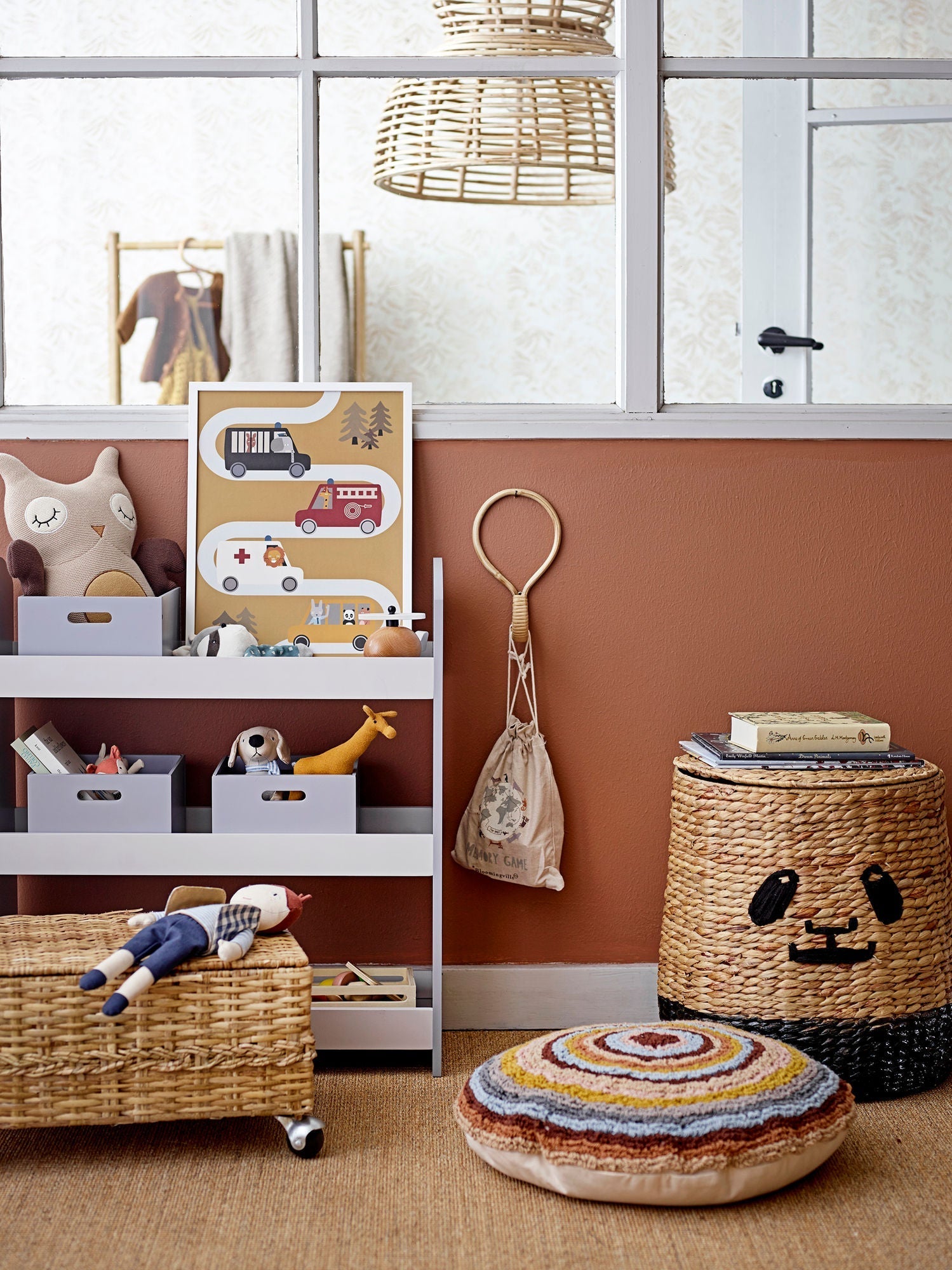 [product_category]-Bloomingville MINI Hilbert Doll, Blue, Linen-Bloomingville MINI-5711173252442-82049271-BLO-8
