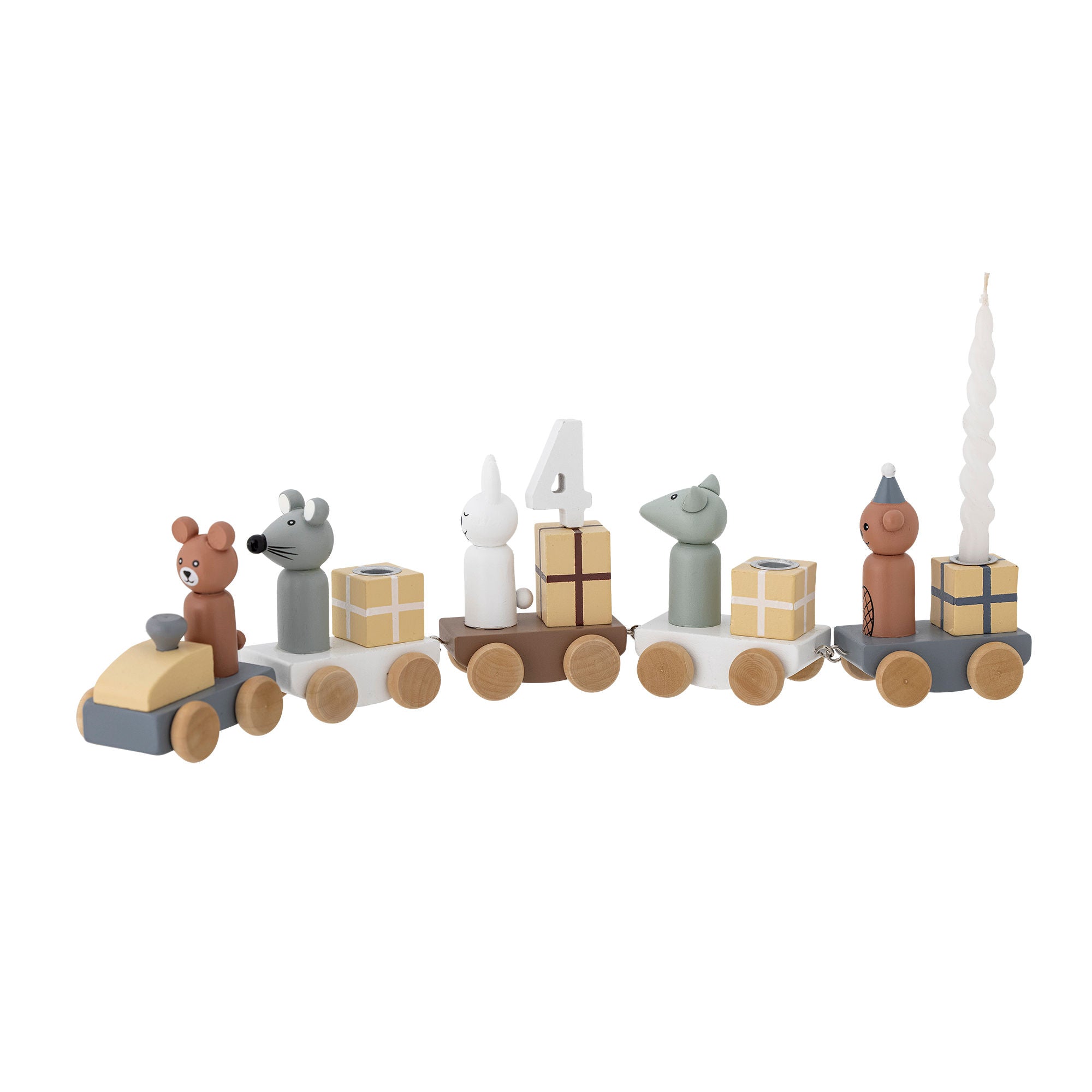 [product_category]-Bloomingville MINI Junaid Birthday Decoration, Brown, MDF-Bloomingville MINI-5711173176762-56208414-BLO-3