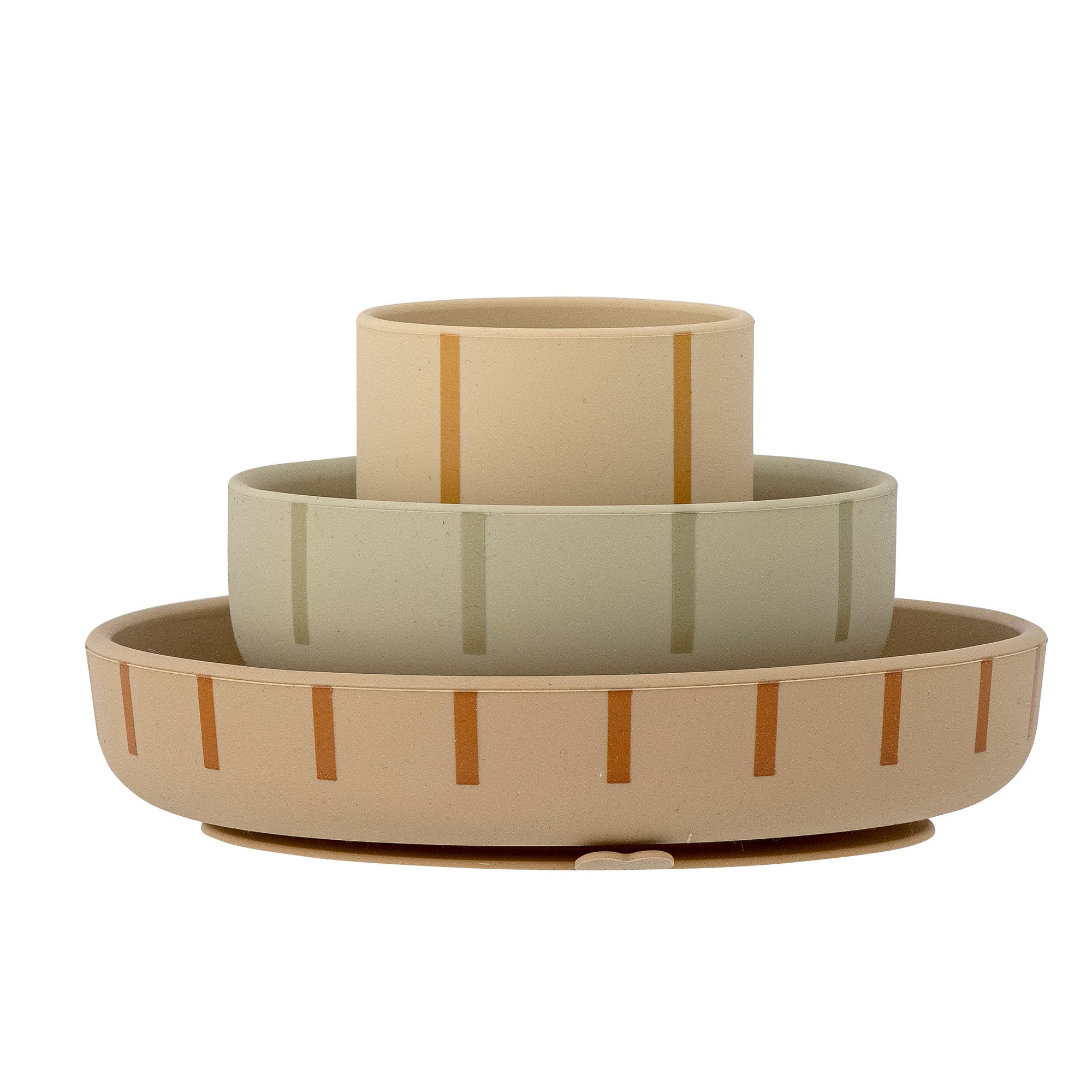 [product_category]-Bloomingville MINI Levi Tableware Set, Green, Silicone-Bloomingville MINI-5711173326082-82062002-BLO-2
