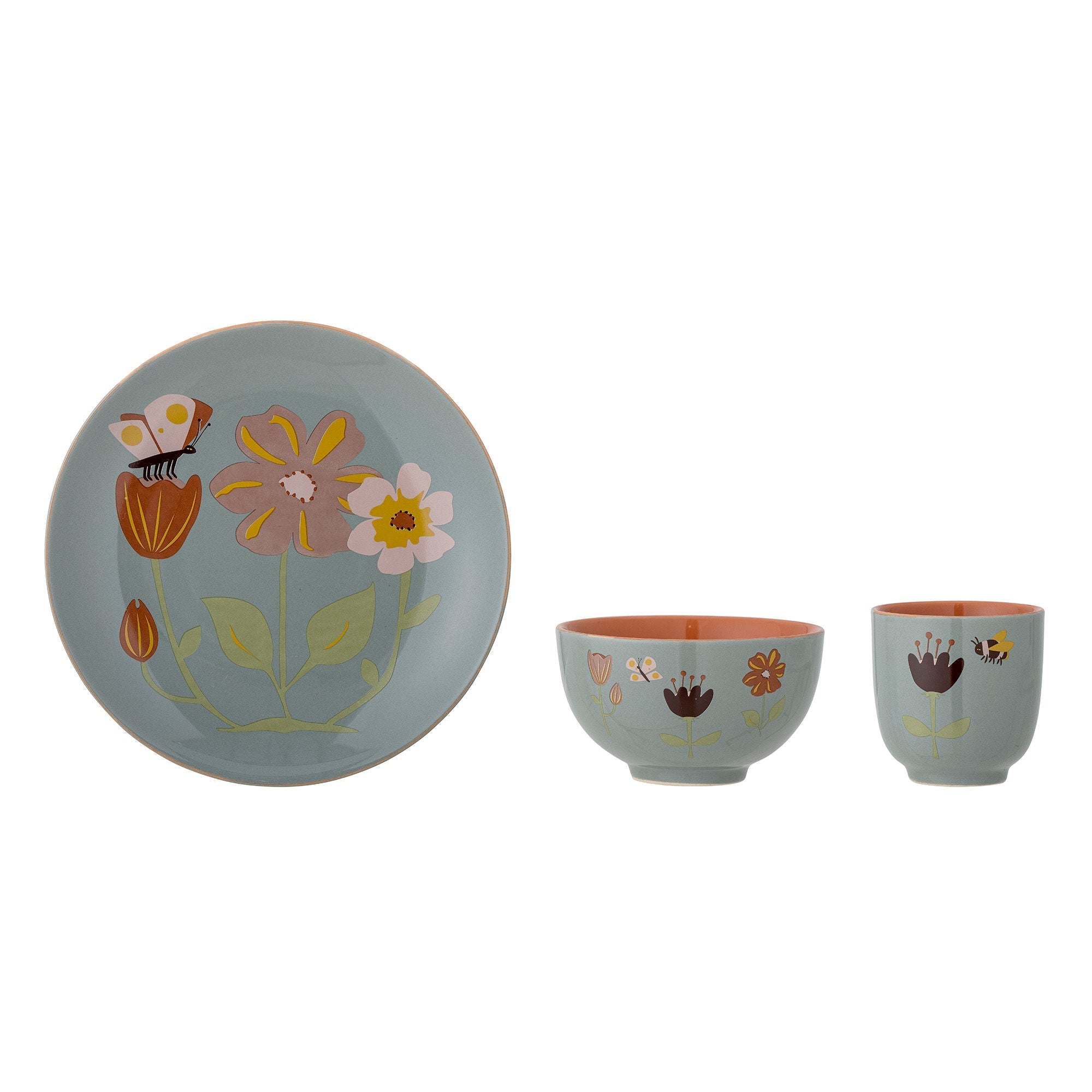 [product_category]-Bloomingville MINI Meadow Tableware Set, Blue, Stoneware-Bloomingville MINI-5711173302871-82054479-BLO-2