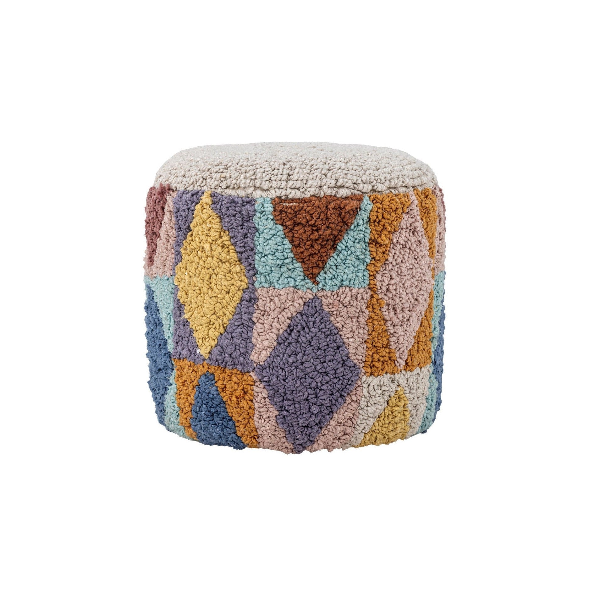 Bloomingville Mini Miaki Pouf, grå, bomull