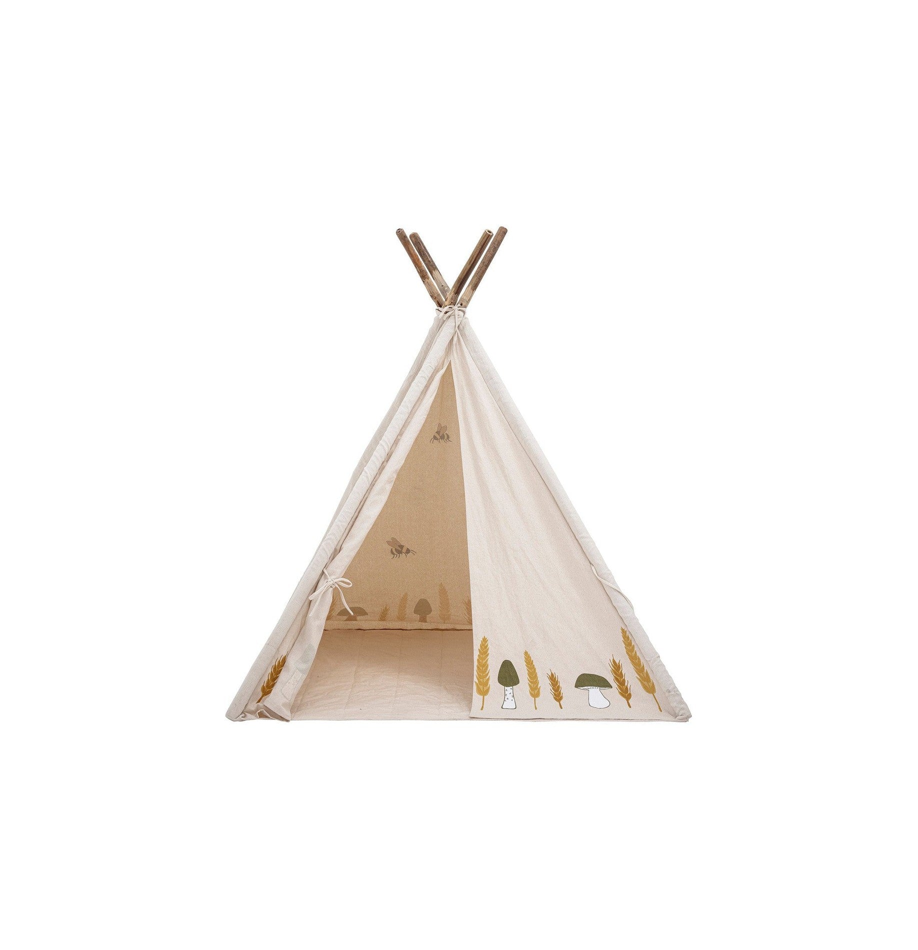 Bloomingville Mini Millo Kinder Tipi, Natur, Baumwolle