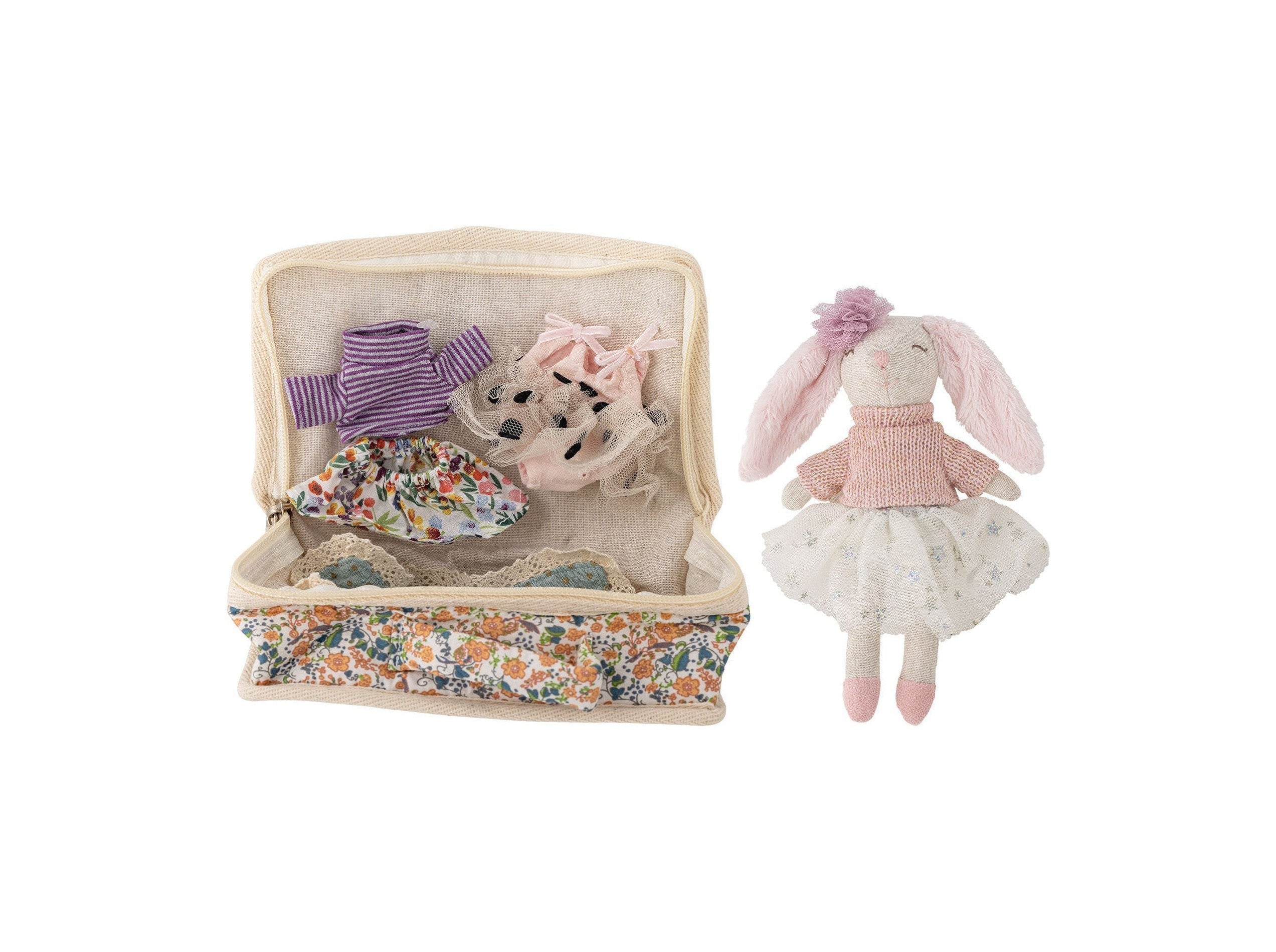 Bloomingville Mini Milly Doll, Brown, Polyester