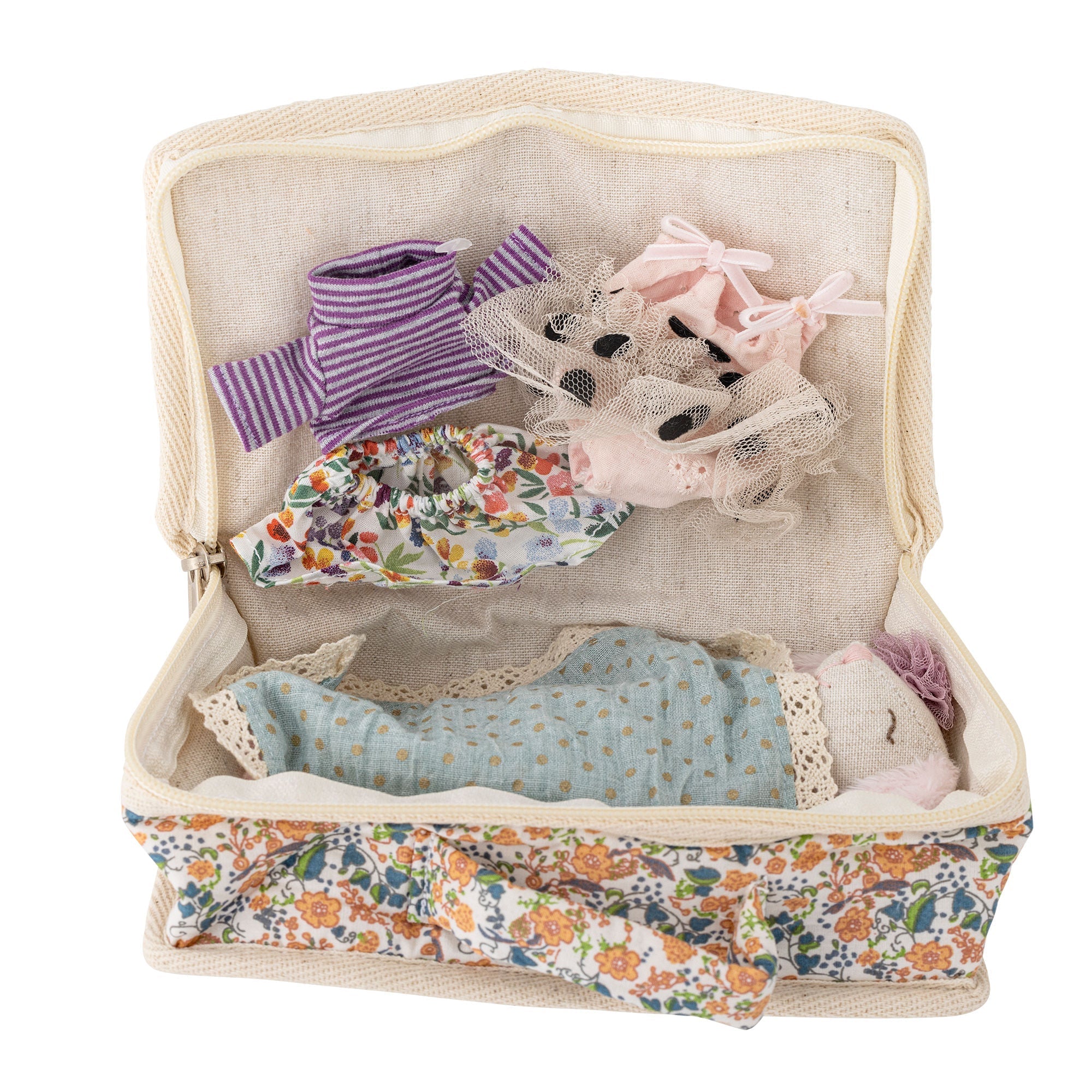 [product_category]-Bloomingville MINI Milly Doll, Brown, Polyester-Bloomingville MINI-5711173333110-82064484-BLO-5