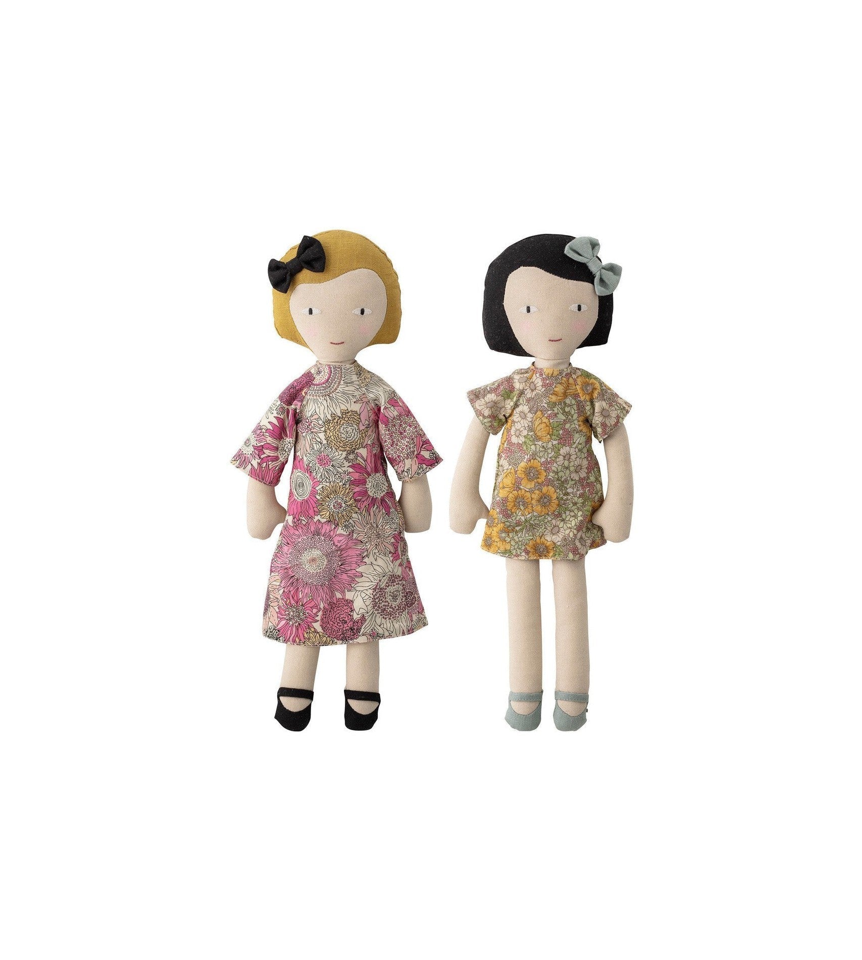 Bloomingville Mini Molly og Vida Doll, Rose, Cotton