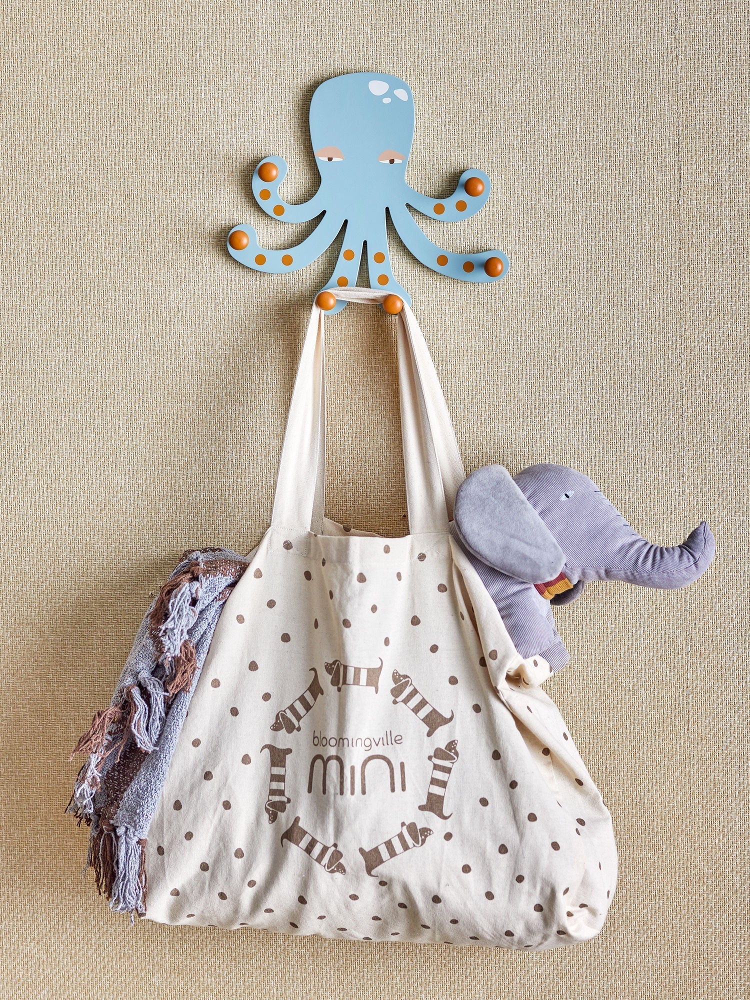 [product_category]-Bloomingville MINI Oswall Coat Rack, Blue, Lotus-Bloomingville MINI-5711173317332-82058462-BLO-4