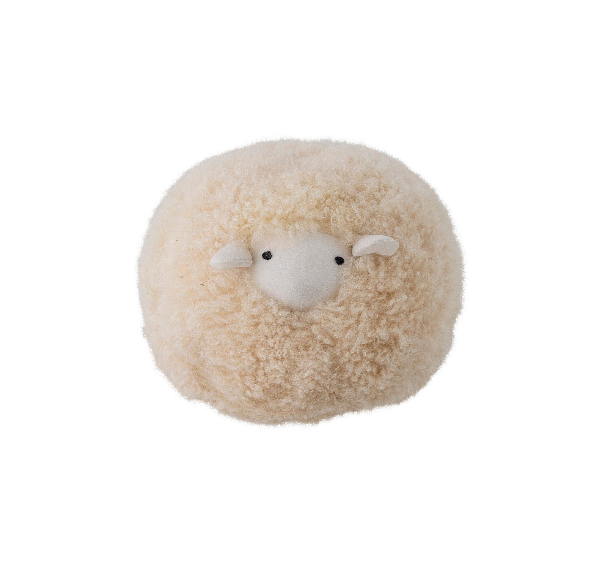 Bloomingville Mini Rubbert Soft Toy, Nature, Lambskin