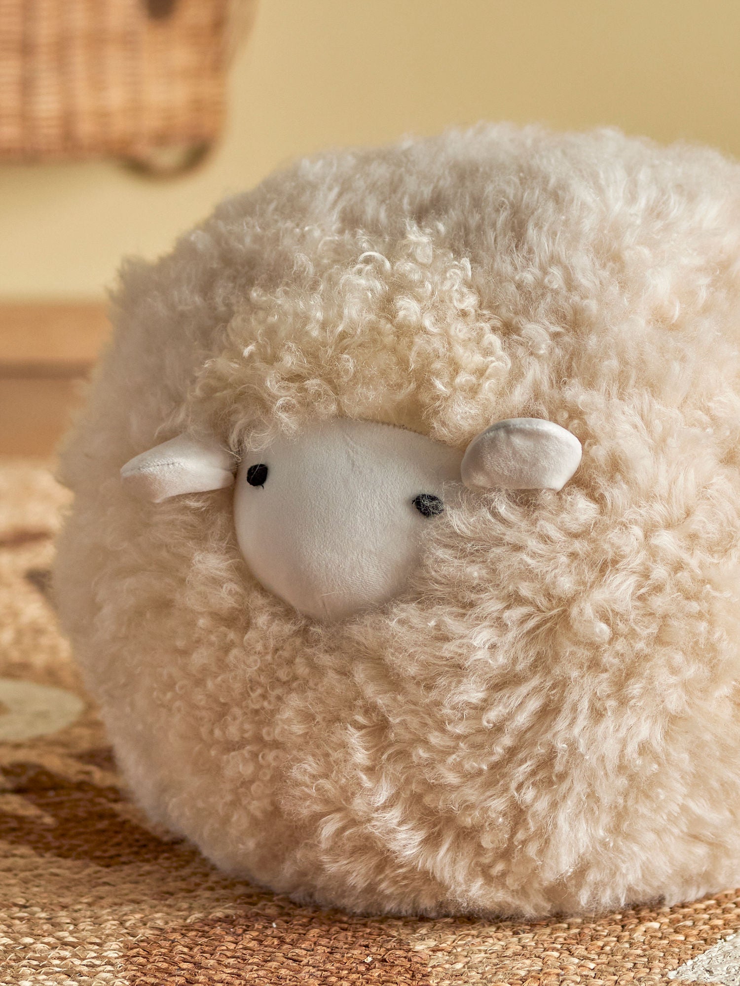 [product_category]-Bloomingville MINI Rubert Soft toy, Nature, Lambskin-Bloomingville MINI-5711173323289-82064087-BLO-5