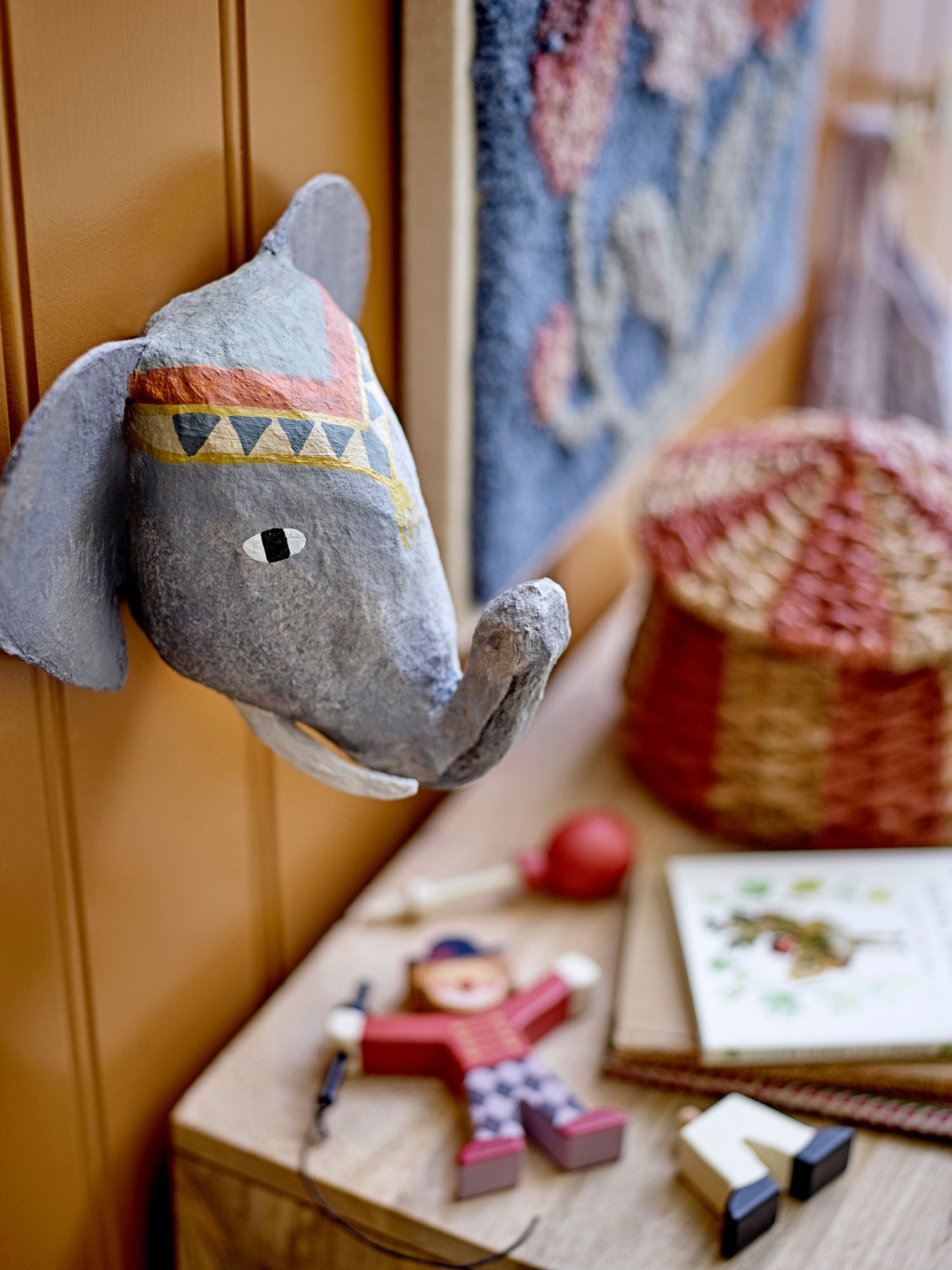 [product_category]-Bloomingville MINI Sallie Wall Decor, Blue, Cotton-Bloomingville MINI-5711173296941-82054323-BLO-3