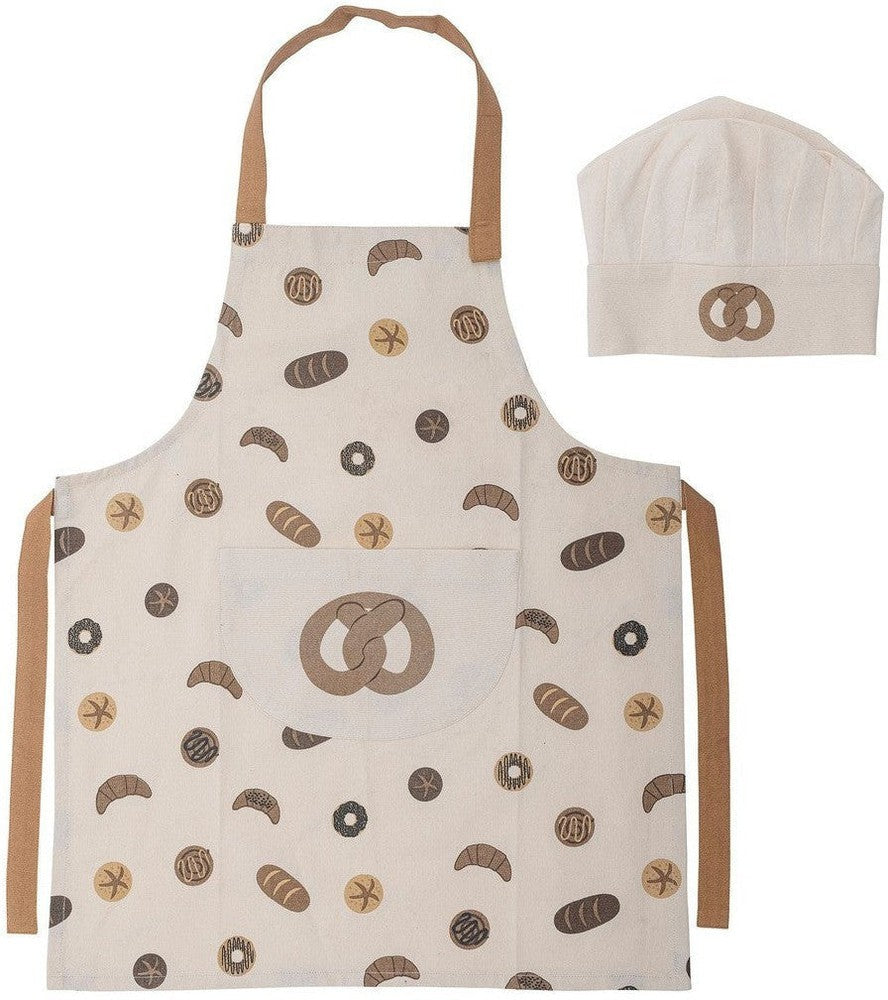 [product_category]-Bloomingville MINI Snorre Apron, Brown, Cotton-Bloomingville MINI-5711173322534-82062069-BLO-1