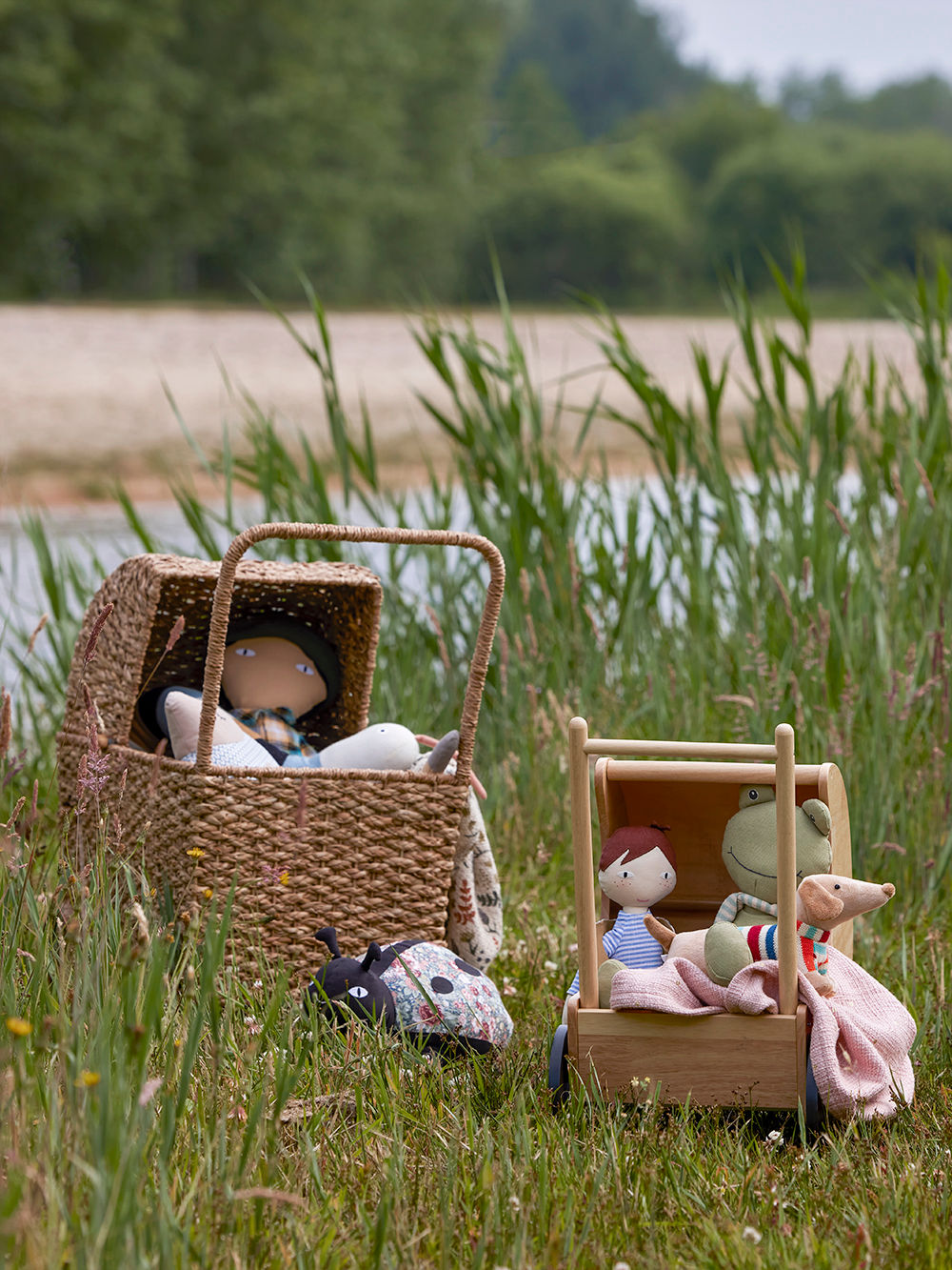 [product_category]-Bloomingville MINI Susan Toy Pram, Nature, Bankuan Grass-Bloomingville MINI-5711173237449-82047050-BLO-6