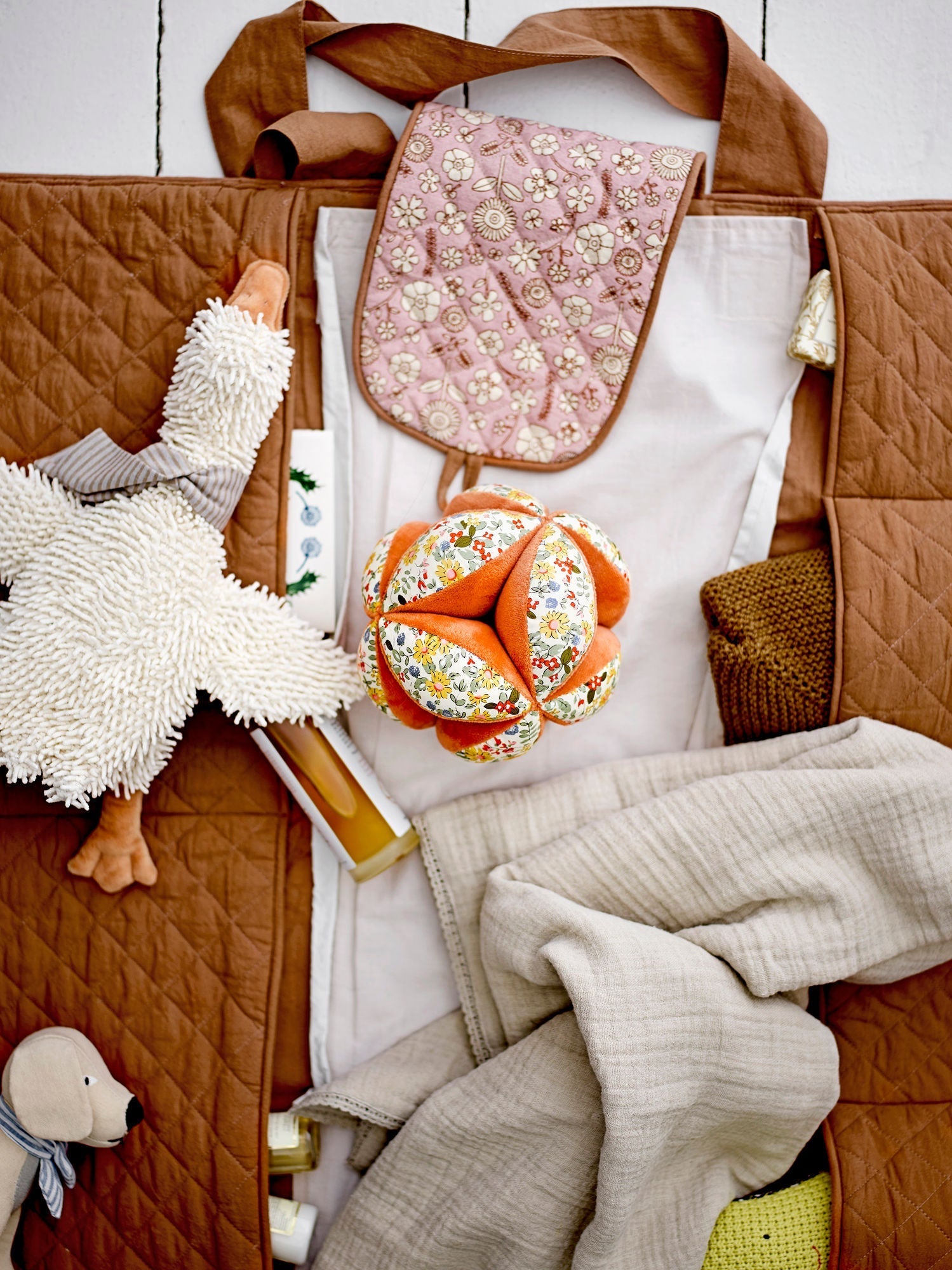 [product_category]-Bloomingville MINI Thanne Changing Mat, Brown, Cotton-Bloomingville MINI-5711173296873-82054215-BLO-7