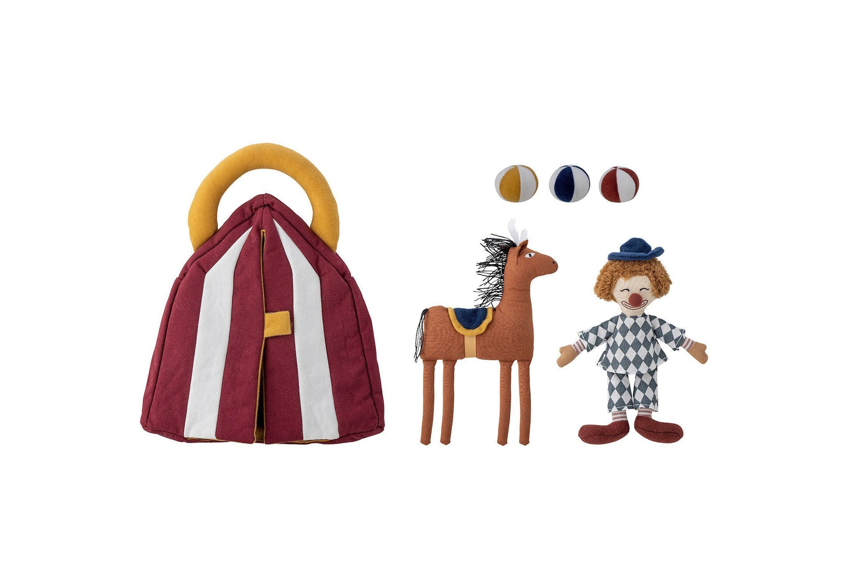 Bloomingville Mini Theobald Soft Toy, Rot, Baumwolle