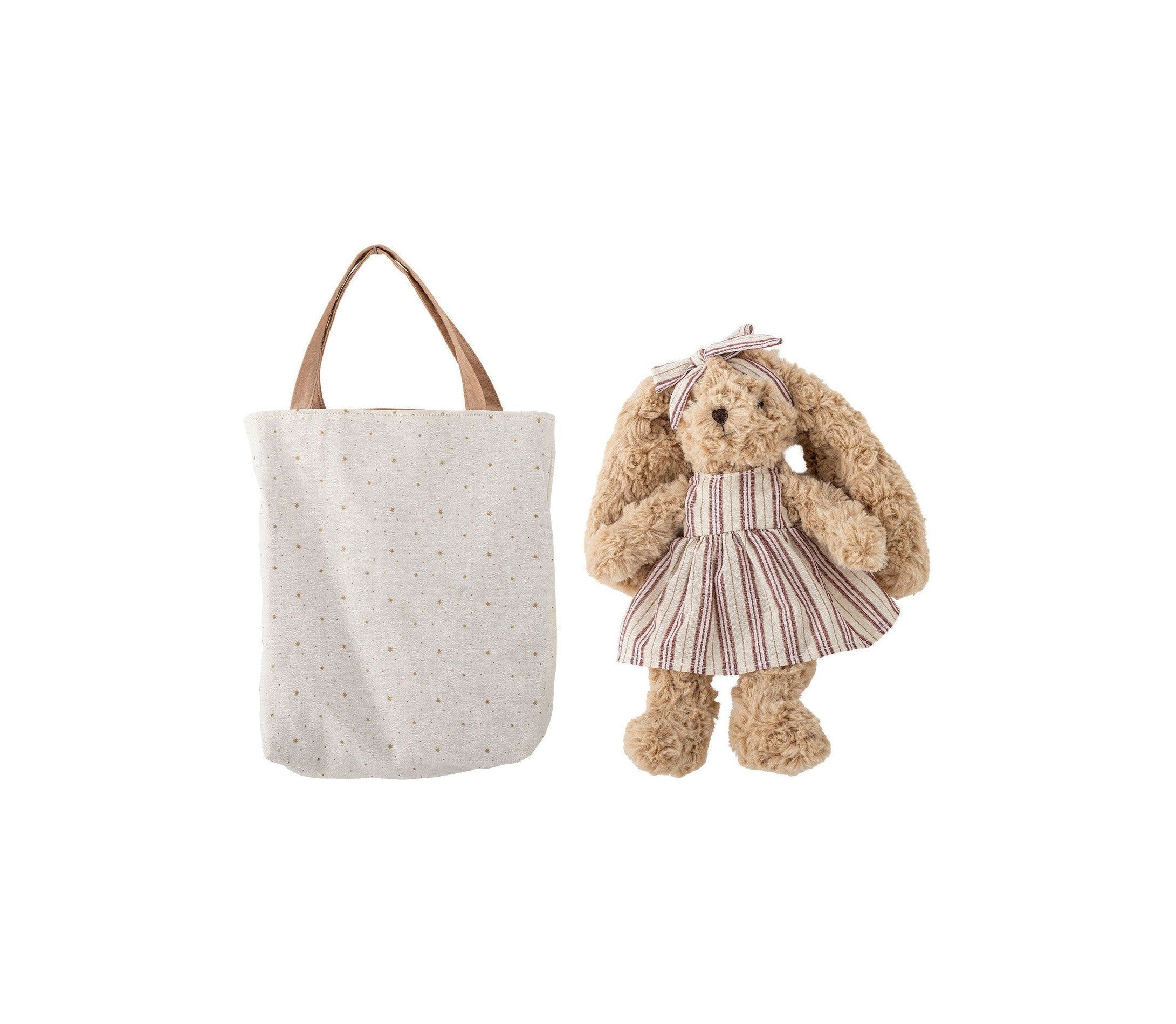 Bloomingville Mini Vilma Doll, Brown, Cotton