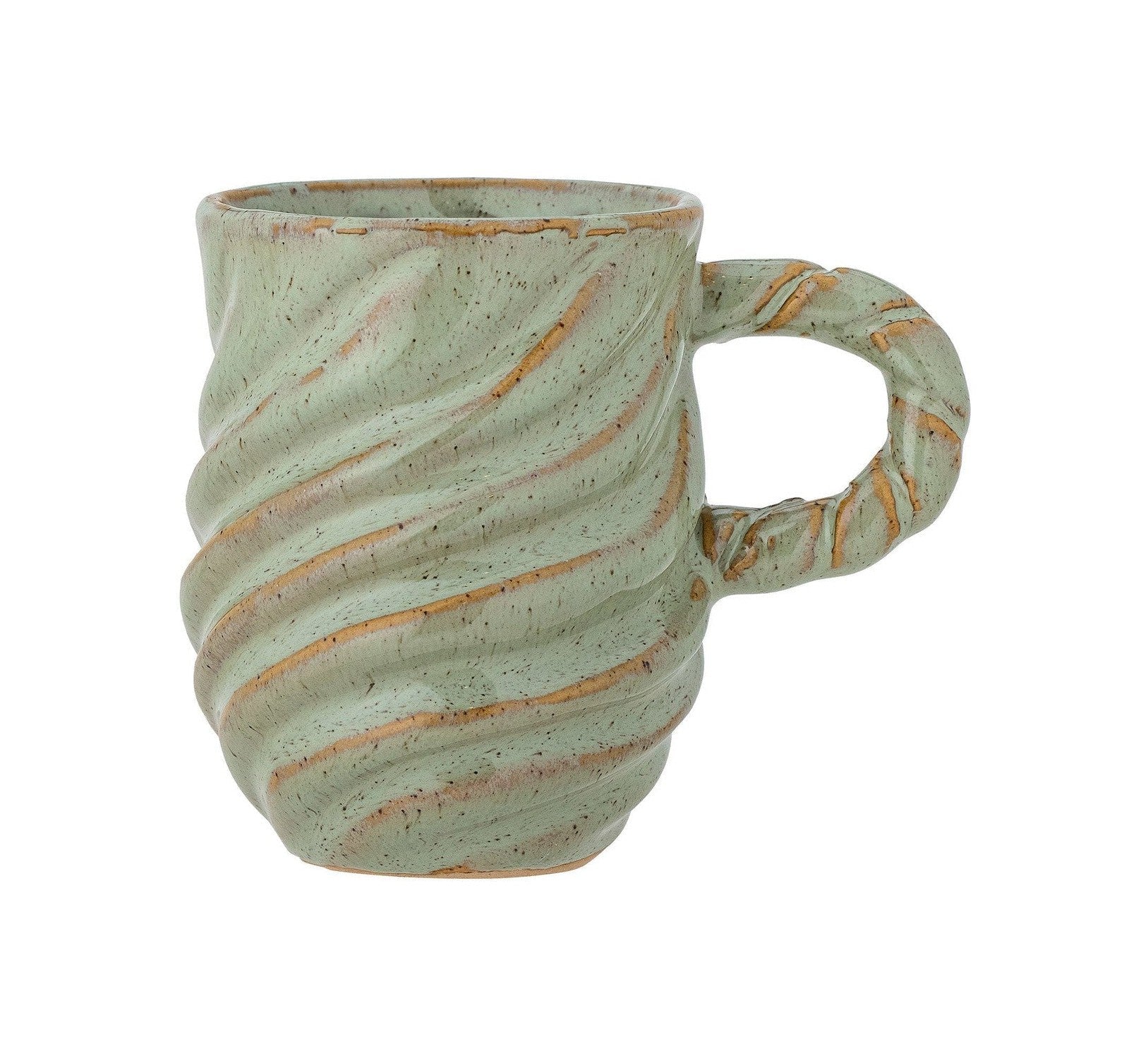 Taza Bloomingville Miriam, verde, gres