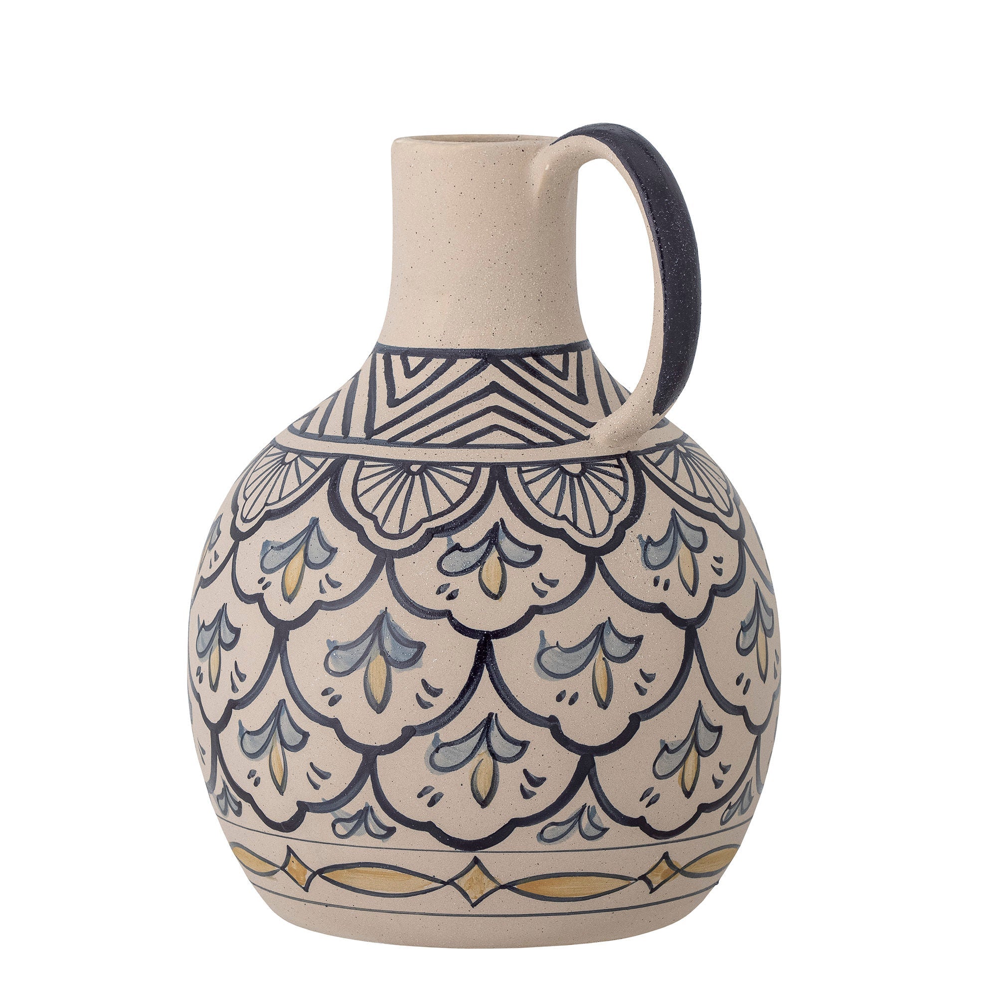 [product_category]-Bloomingville Nadya Vase, Blue, Stoneware-Bloomingville-5711173303090-82057586-BLO-2