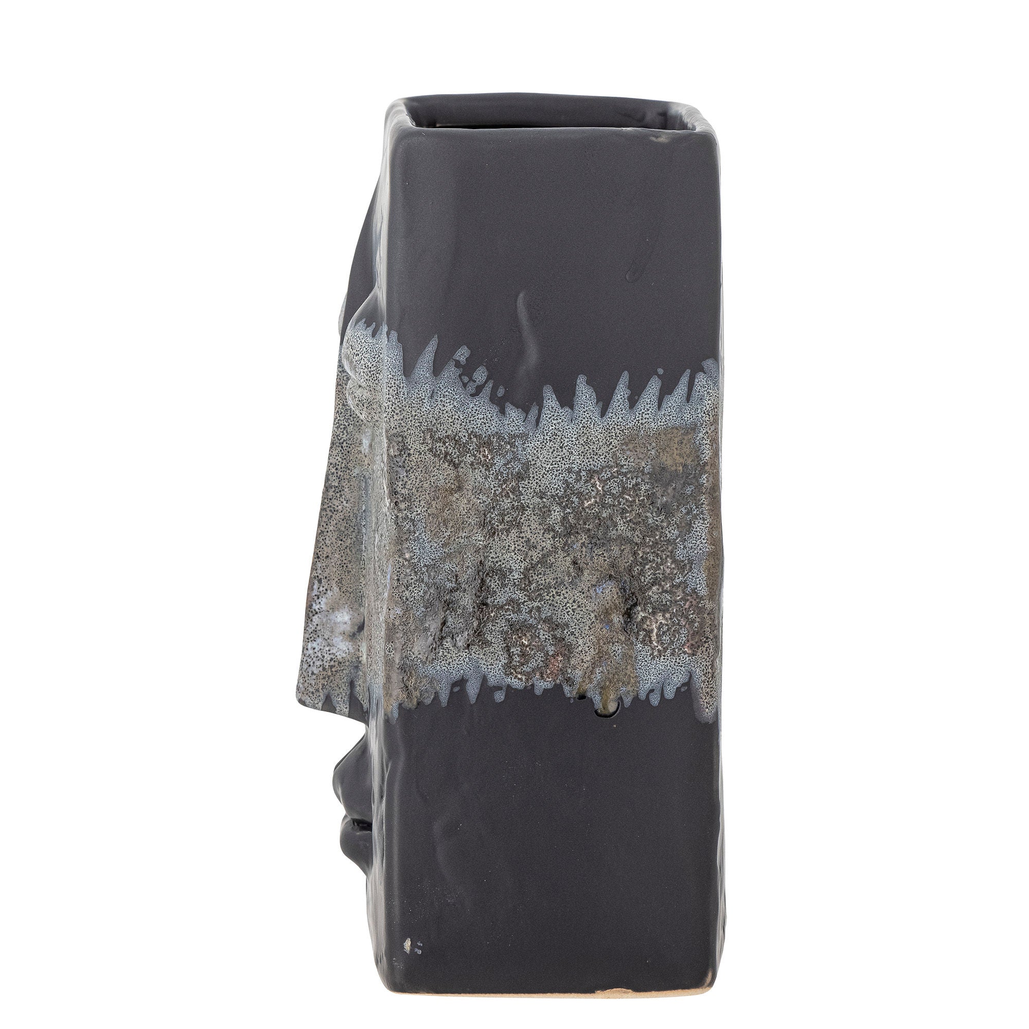 [product_category]-Bloomingville Nasru Vase, Black, Stoneware-Bloomingville-5711173297429-82056978-BLO-3