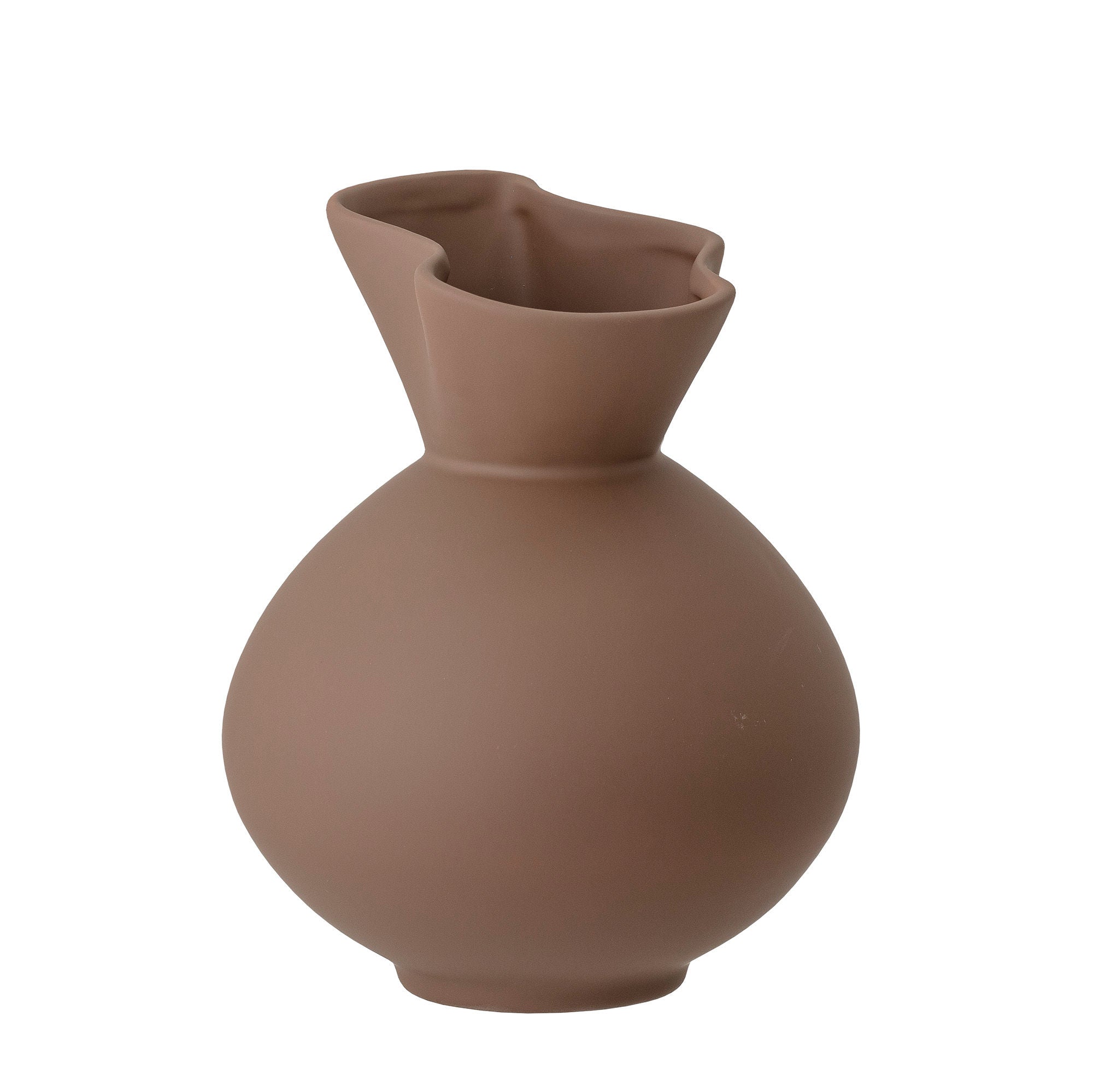 [product_category]-Bloomingville Nicita Vase, Brown, Stoneware-Bloomingville-5711173259977-82049585-BLO-2