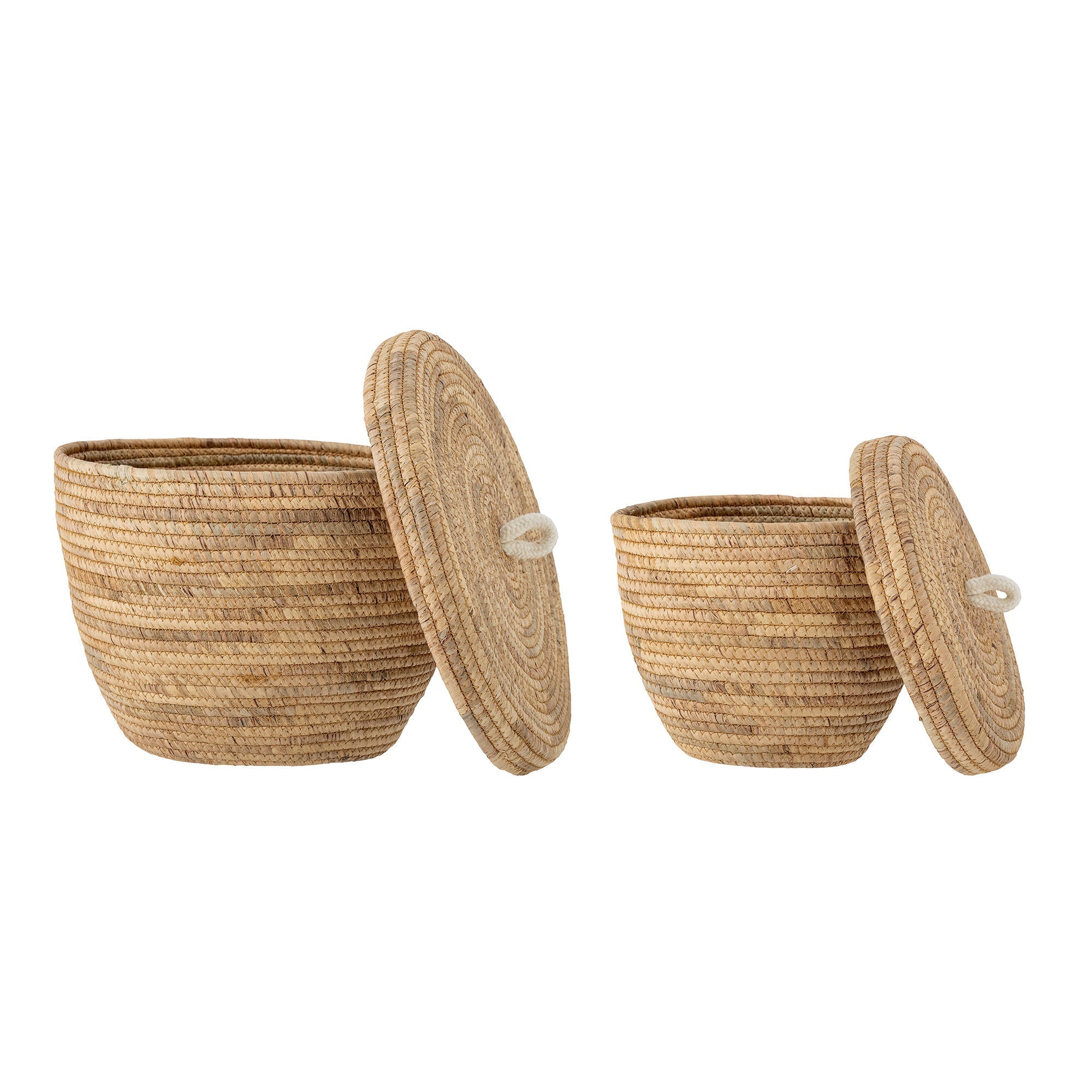 [product_category]-Bloomingville Noi Basket w/Lid, Nature, Water Hyacinth-Bloomingville-5711173293728-82056667-BLO-2