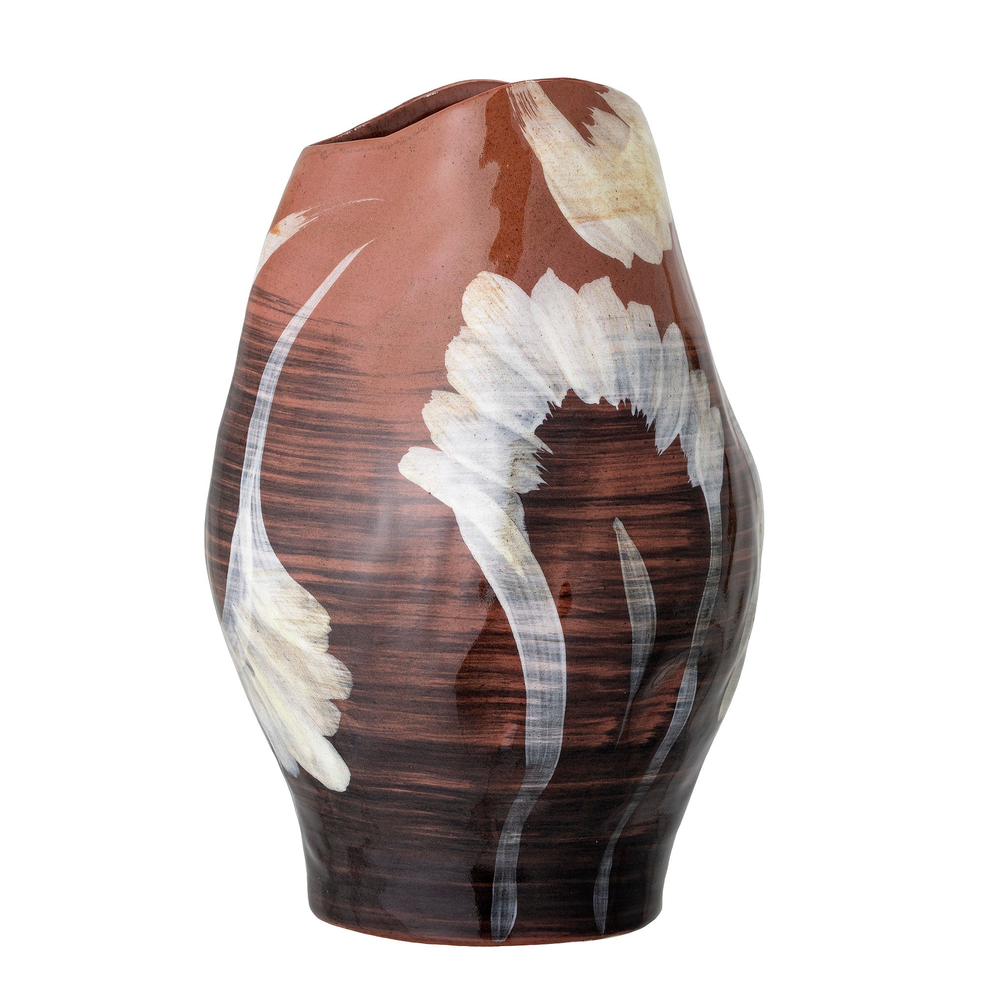 [product_category]-Bloomingville Obsa Vase, Brown, Stoneware-Bloomingville-5711173262564-82049831-BLO-4