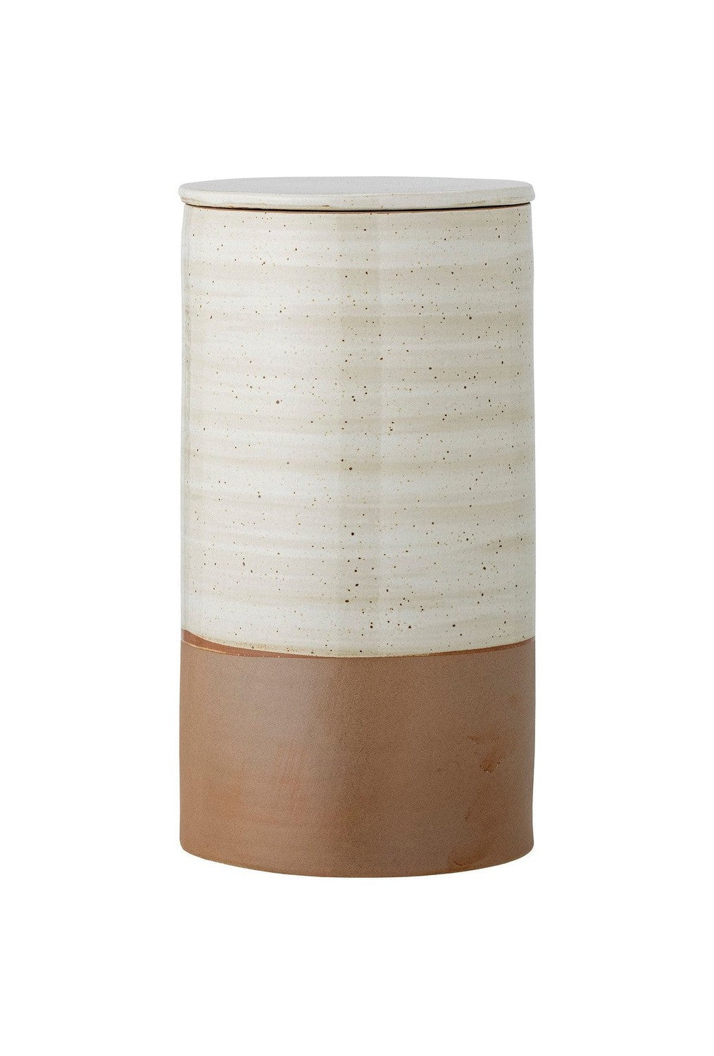 Bloomingville Okan Jar mit Deckel, Brown, Steinzeug