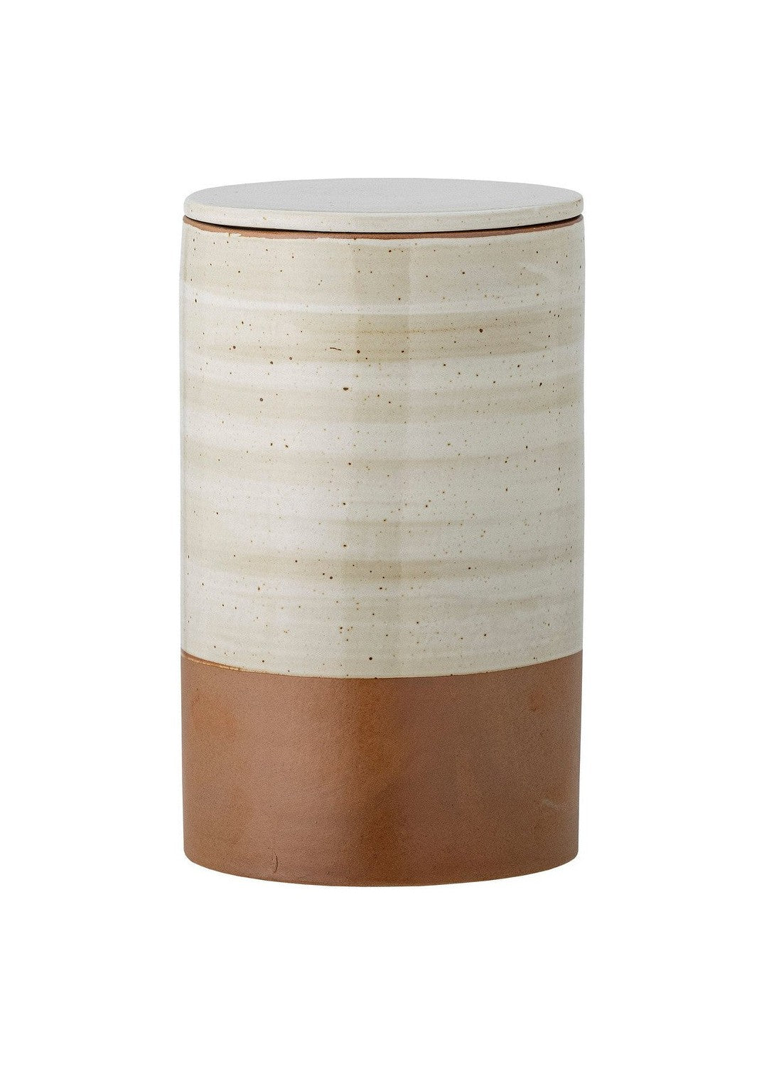 Bloomingville Okan Jar w/Lid, Brown, Stoneware