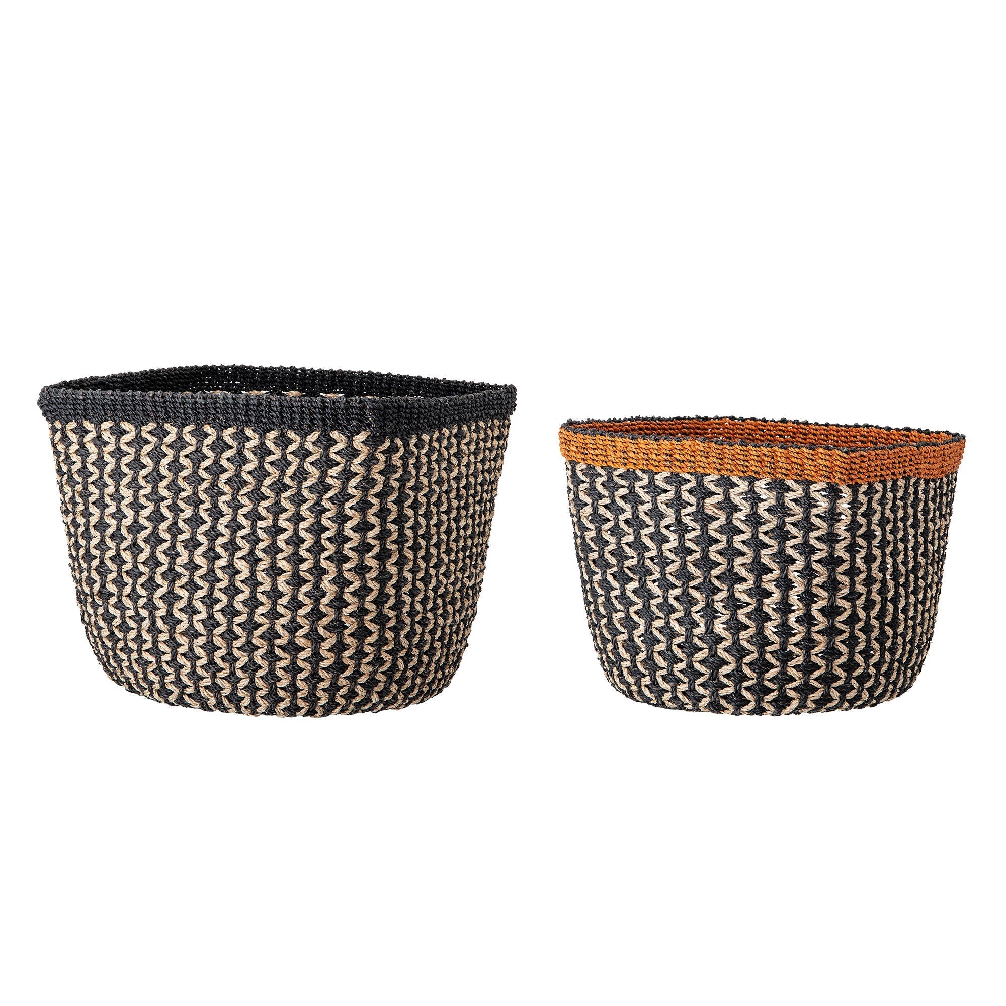 [product_category]-Bloomingville Ova Basket, Black, Abaca-Bloomingville-5711173237517-82047052-BLO-2