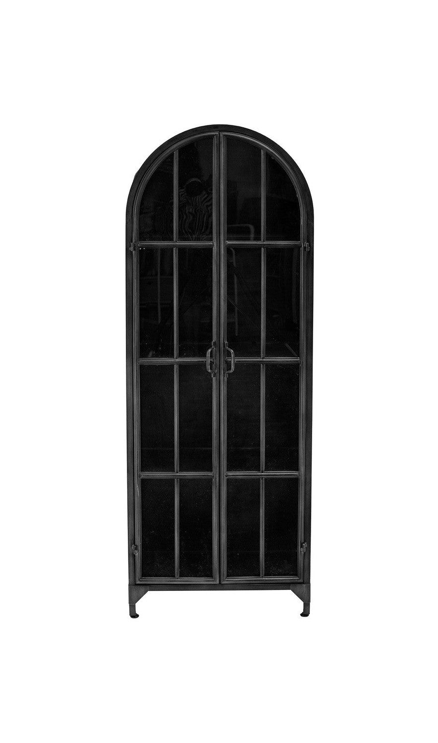 Gabinete de Papole de Bloomingville, preto, metal