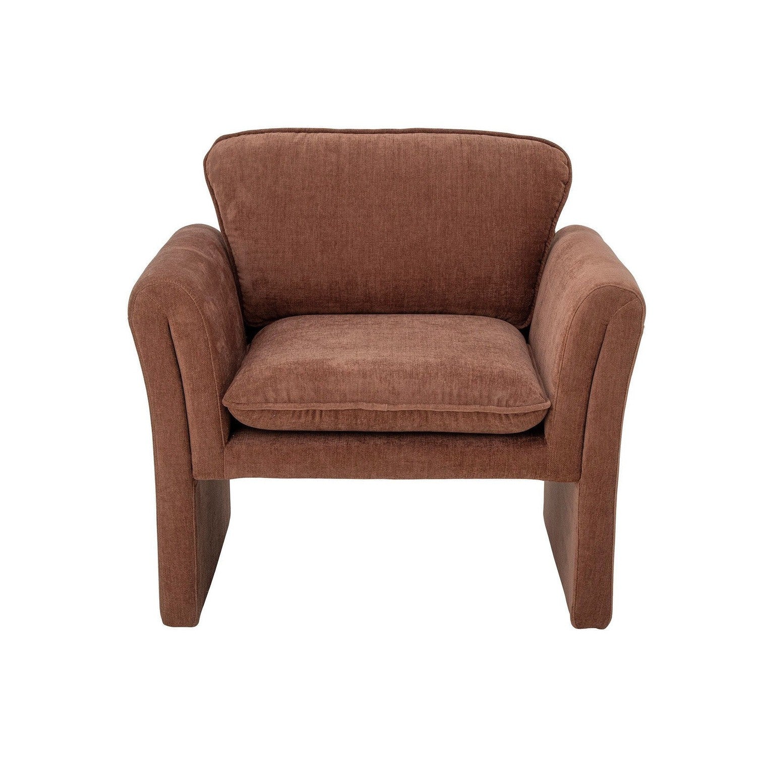 Bloomingville Paseo Lounge stol, Brown, Polyester