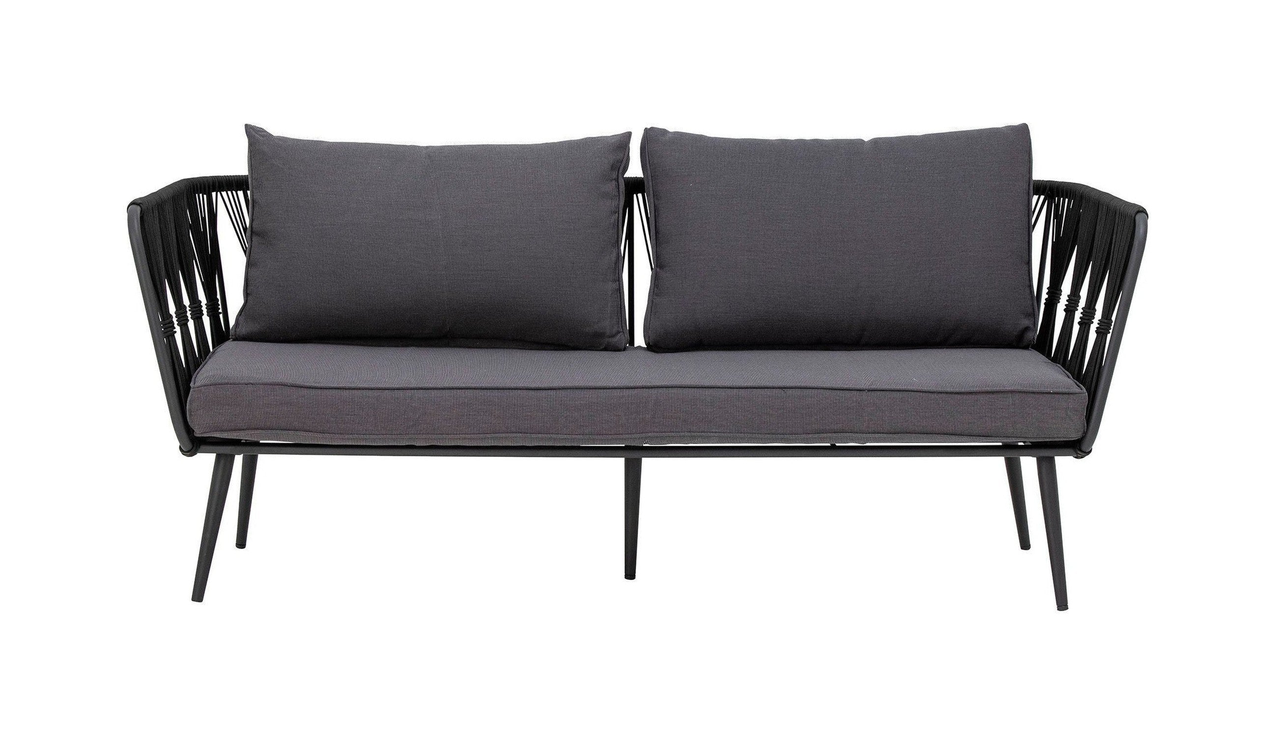 Bloomingville Pavone Sofa, Schwarz, Metall