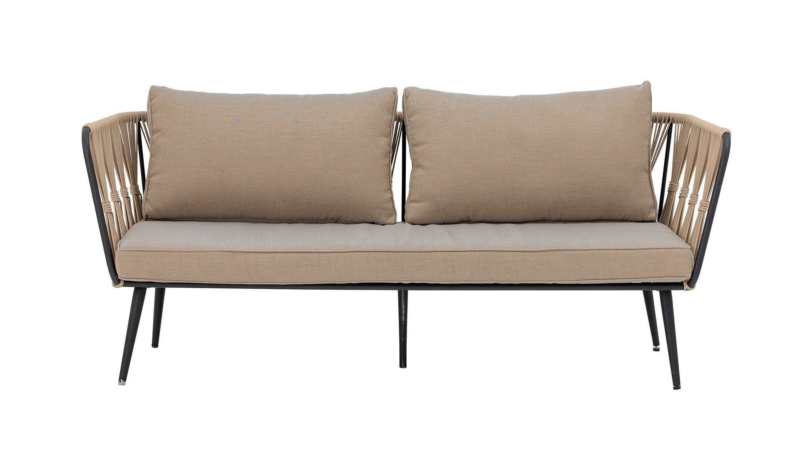 Bloomingville Pavone Sofa, Braun, Metall