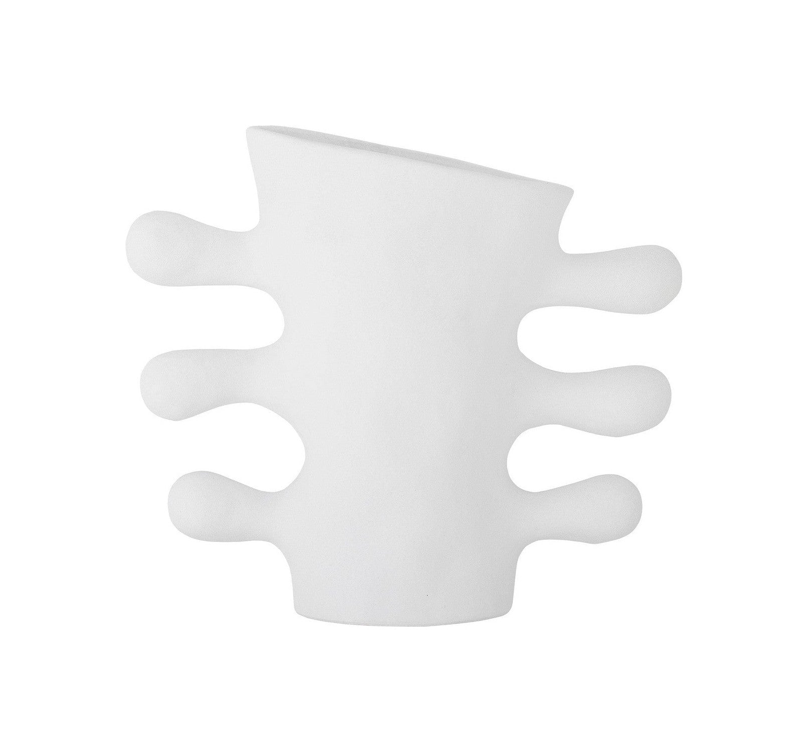 Bloomingville Pernilla Vase, White, stentøj