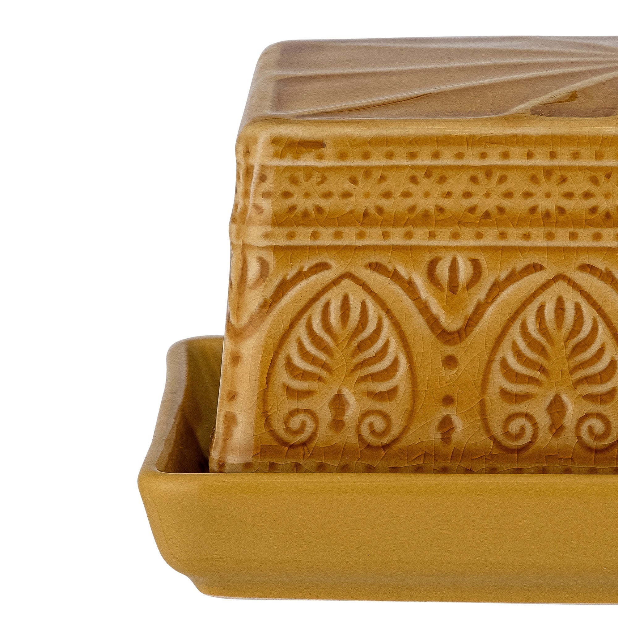 [product_category]-Bloomingville Rani Butter Box, Yellow, Stoneware-Bloomingville-5711173280728-82053008-BLO-4