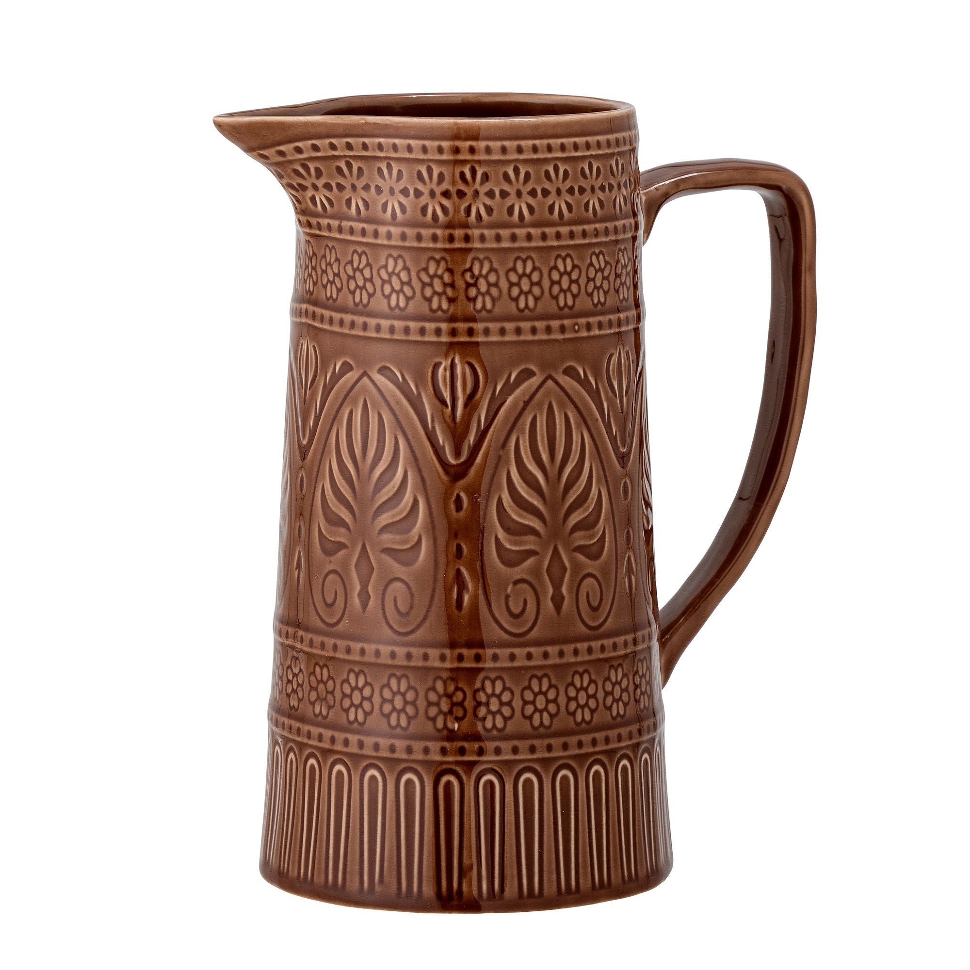 [product_category]-Bloomingville Rani Jug, Brown, Stoneware-Bloomingville-5711173295203-82057461-BLO-3