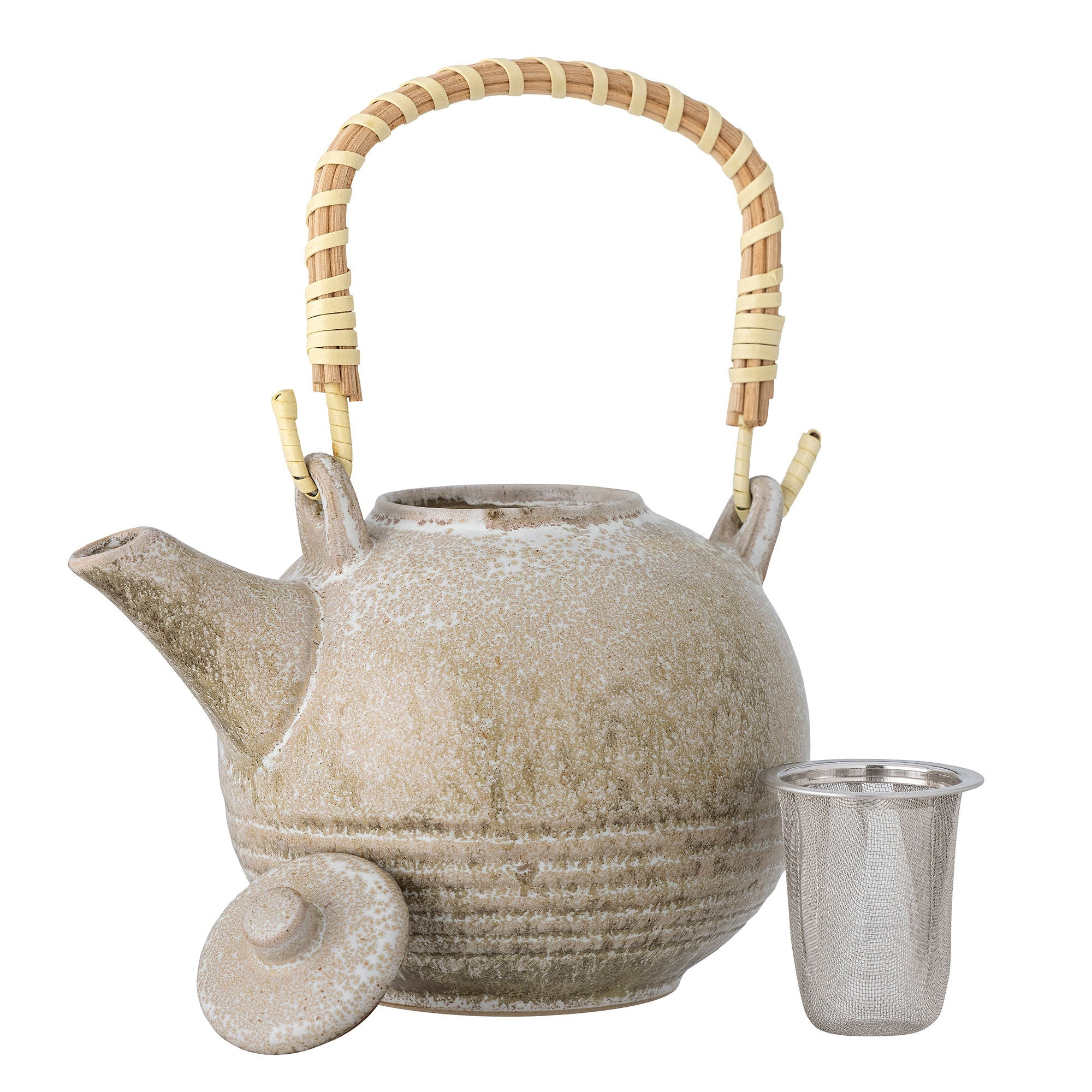 [product_category]-Bloomingville Razan Teapot, Nature, Stoneware-Bloomingville-5711173315833-82060374-BLO-2