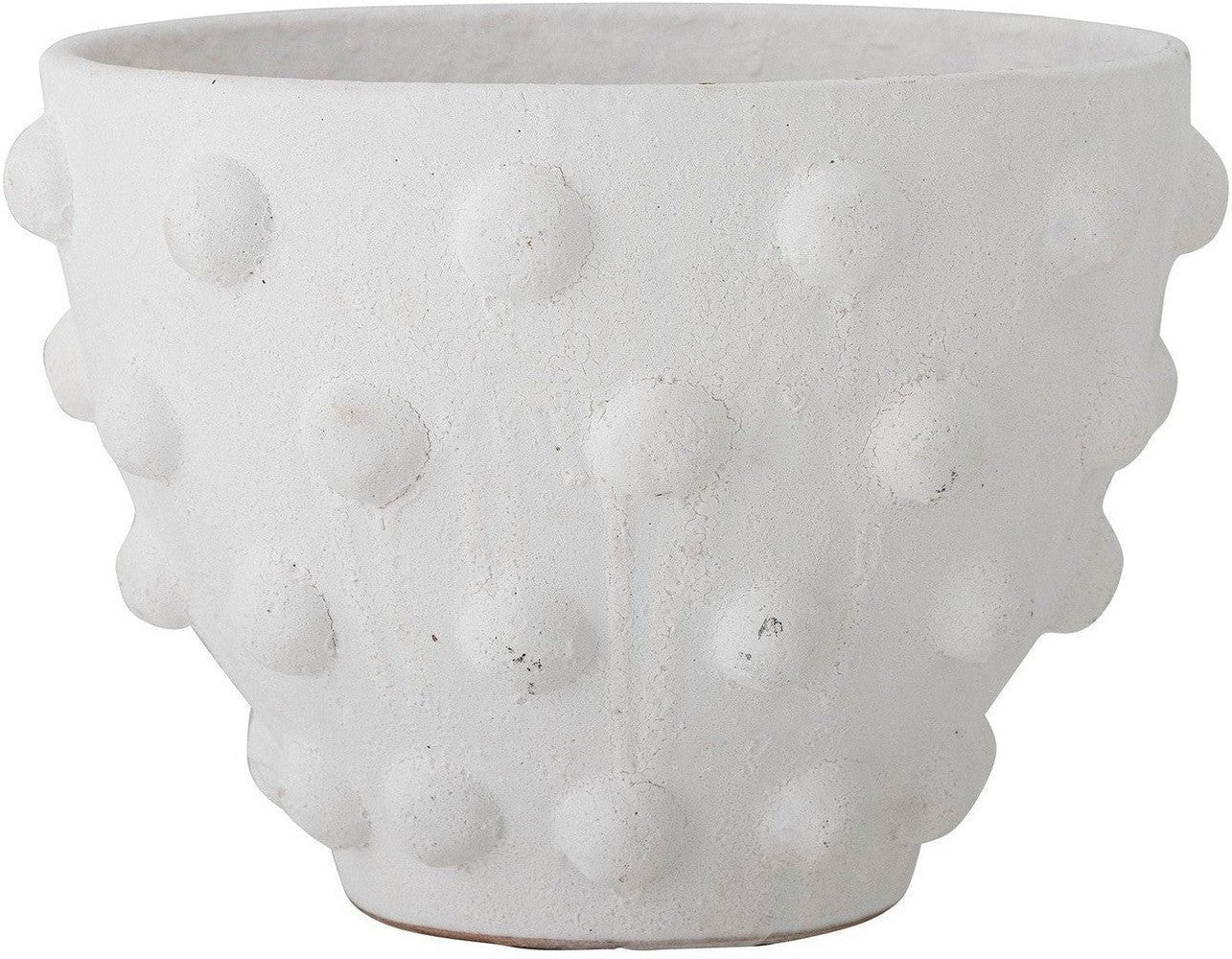 [product_category]-Bloomingville Rokiya Deco Flowerpot, White, Terracotta-Bloomingville-5711173296163-82057536-BLO-1