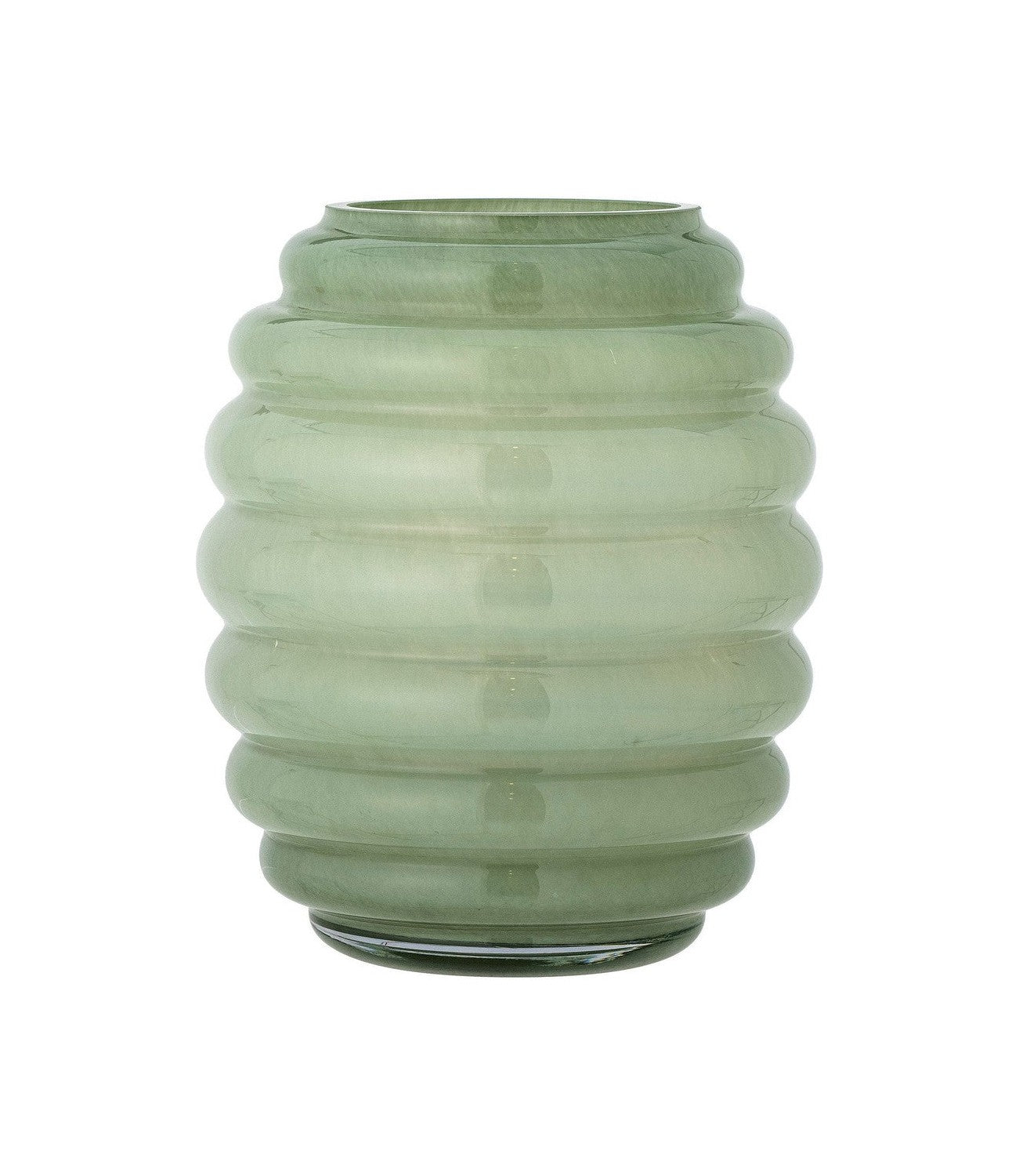 Bloomingville Saihah Vase, grün, Glas