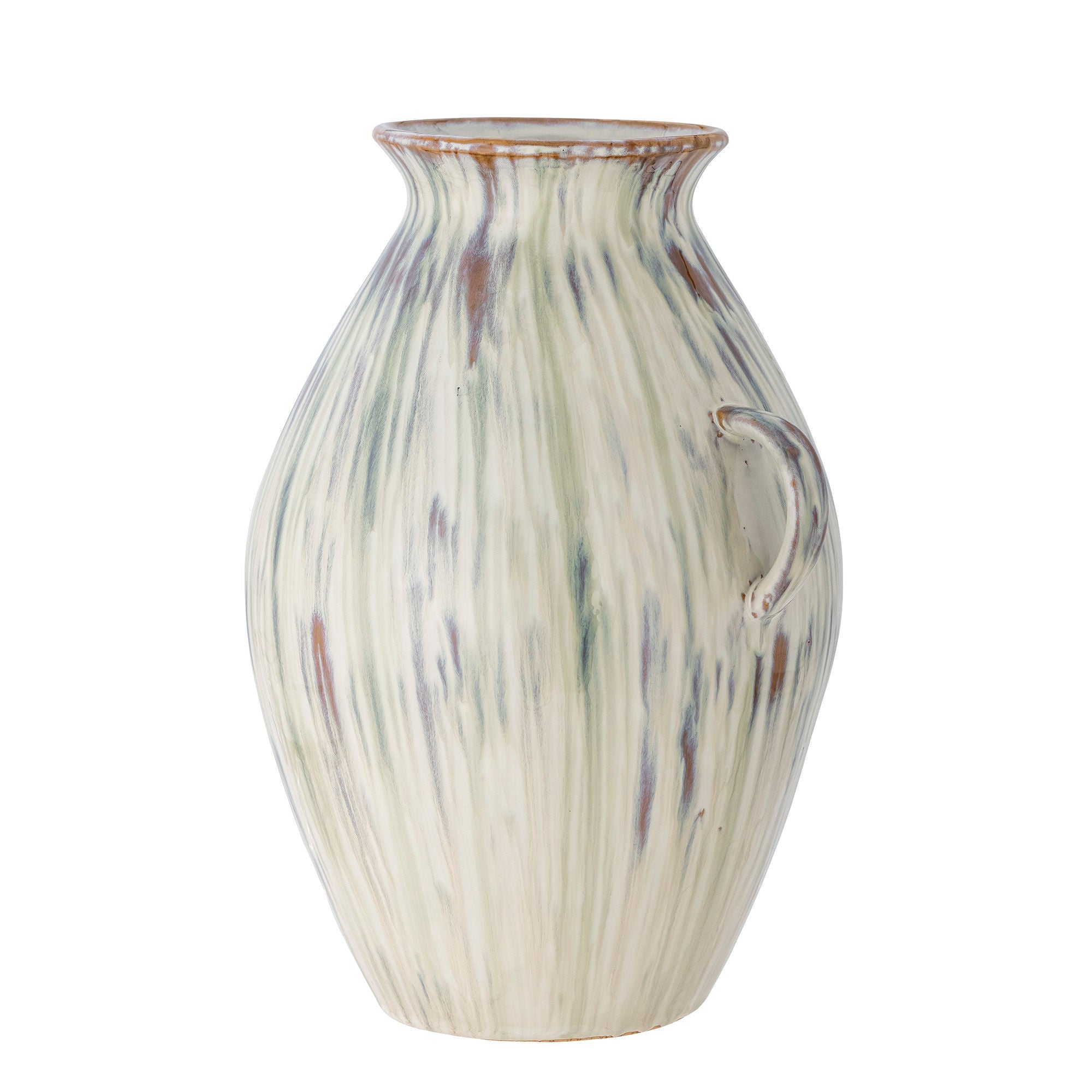 [product_category]-Bloomingville Sanella Vase, Green, Stoneware-Bloomingville-5711173316236-82060425-BLO-2