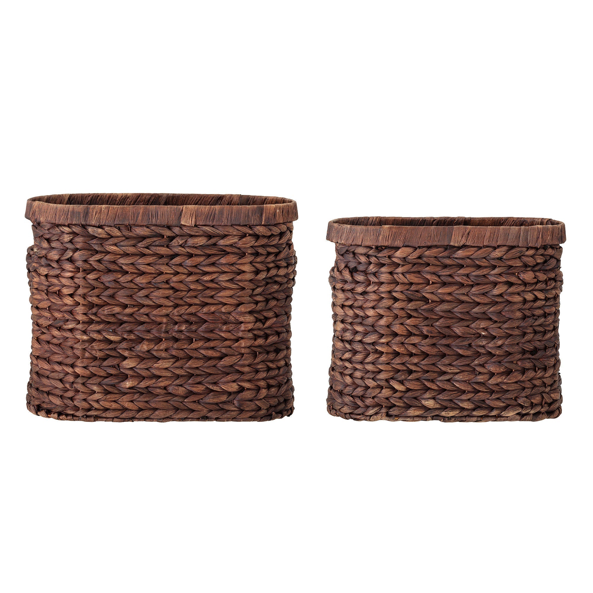 [product_category]-Bloomingville Saria Basket, Brown, Water Hyacinth-Bloomingville-5711173264339-82050253-BLO-2