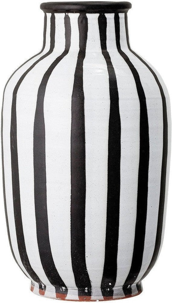 [product_category]-Bloomingville Schila Deco Vase, Black, Terracotta-Bloomingville-5711173262328-82049590-BLO-1