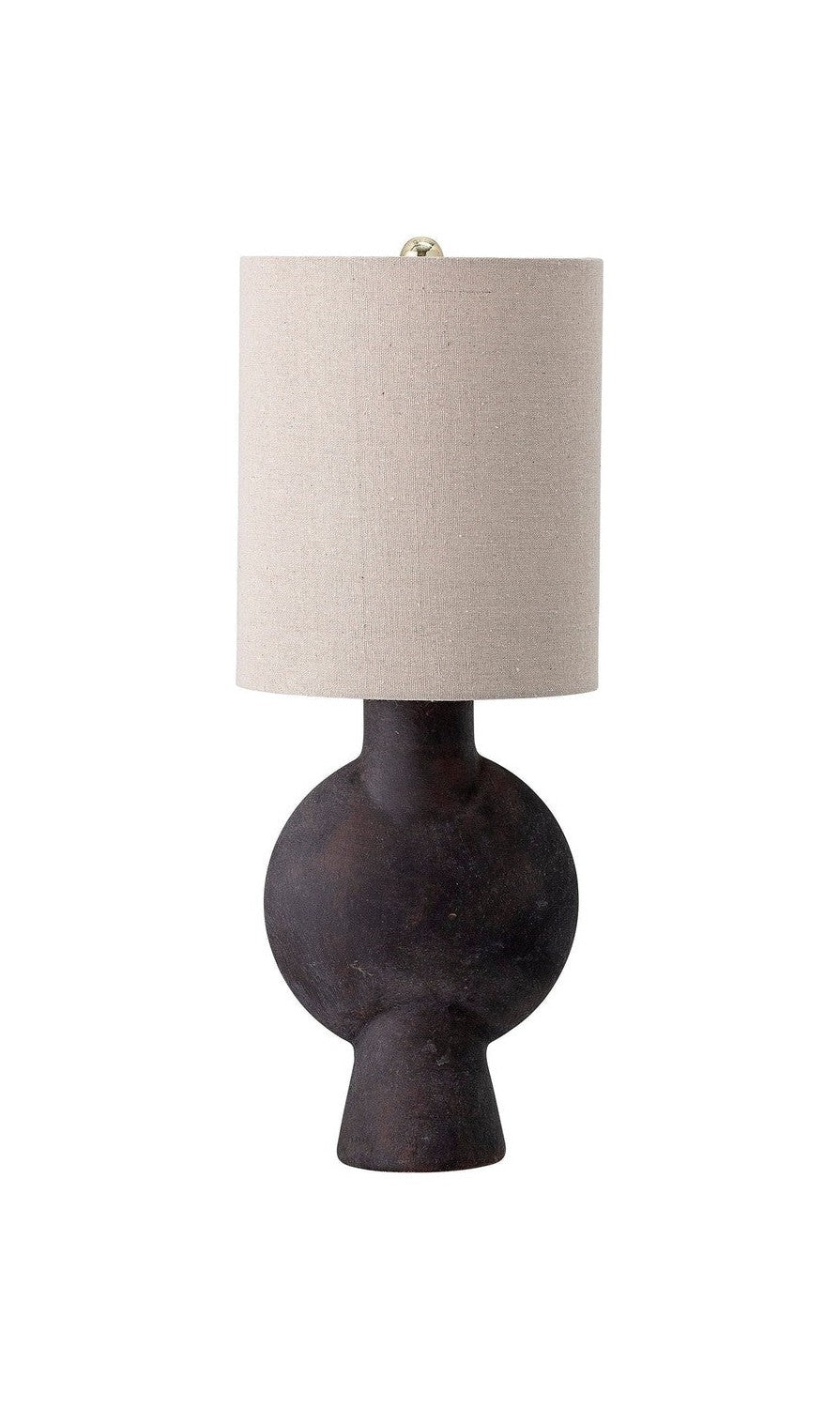 Lampe de table de Bloomingville Sergio, marron, terre cuite