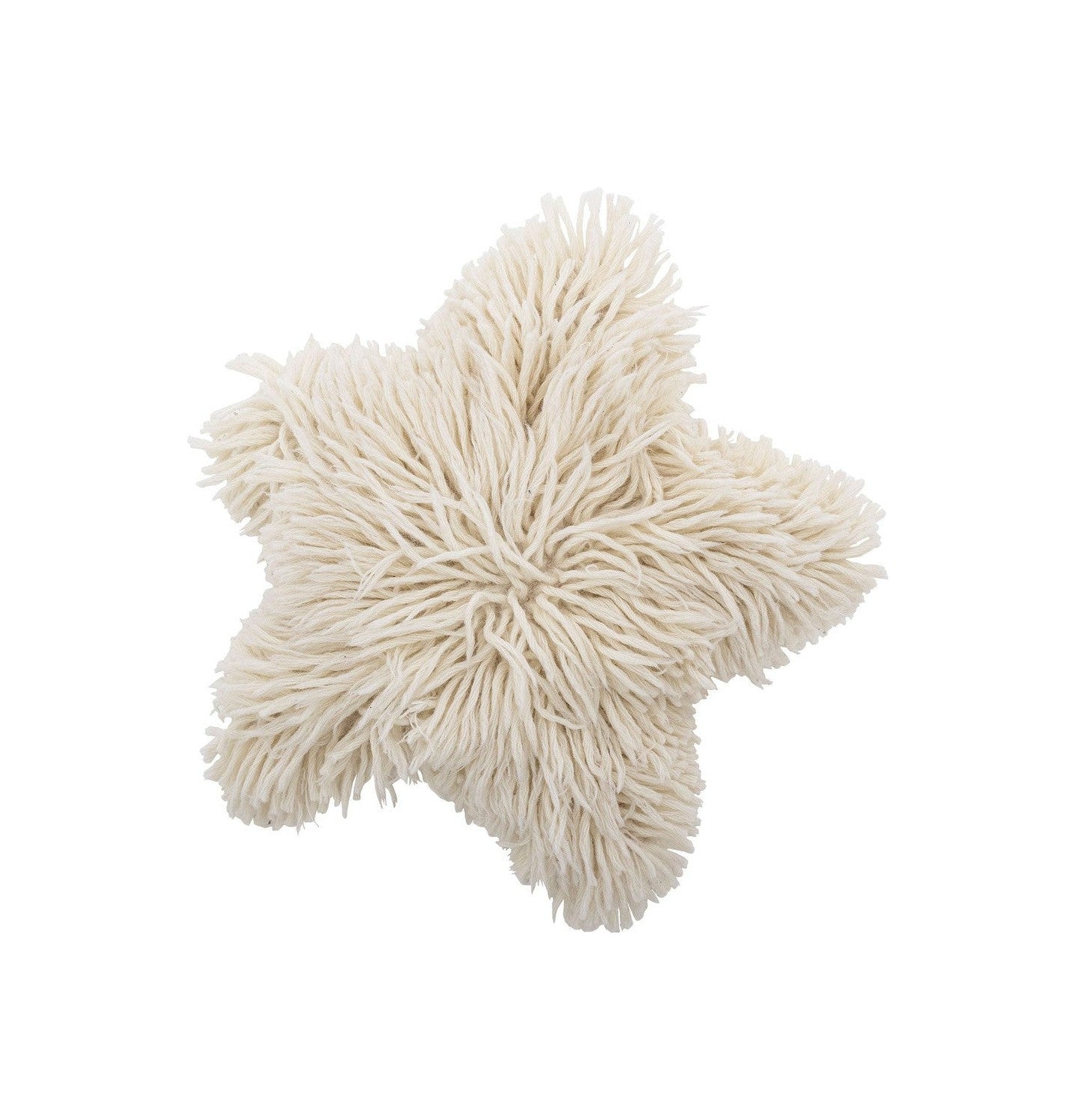 Bloomingville Star Pushion, Natur, Wool